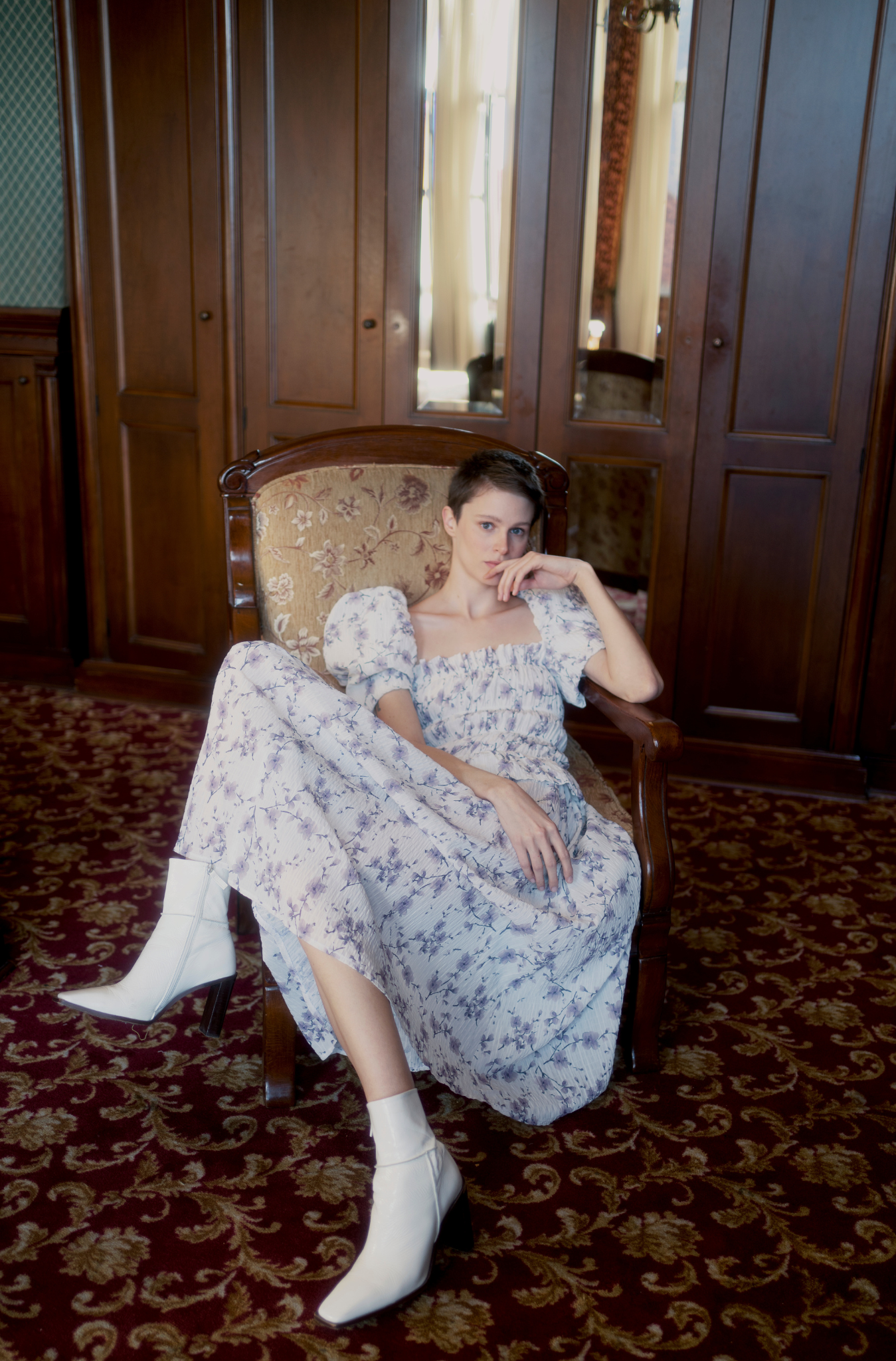 Belle Dress - Flower Print