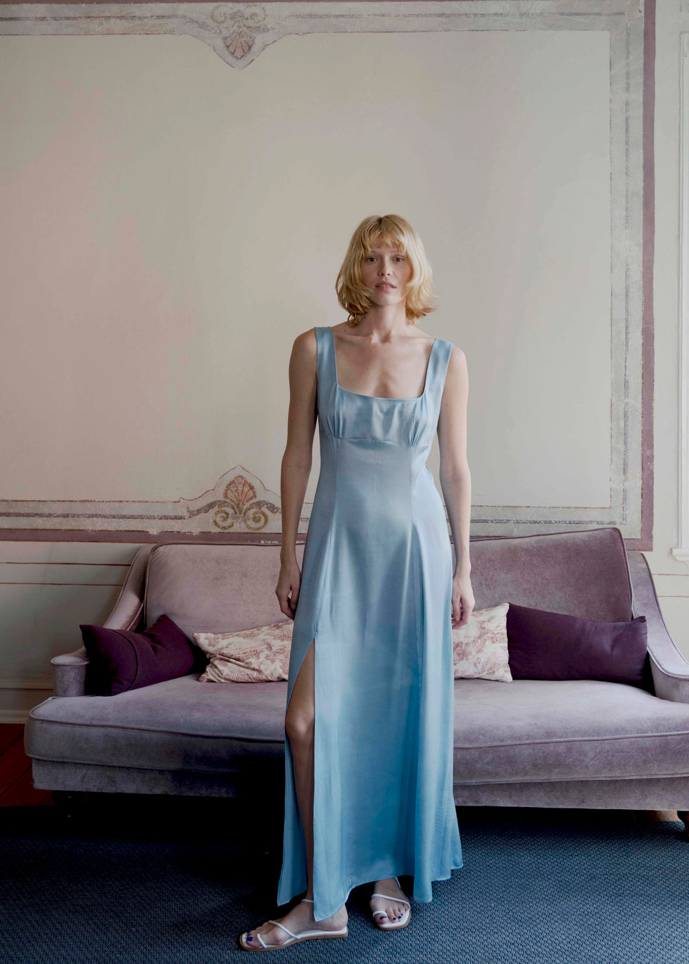 Caroline Dress - Blue