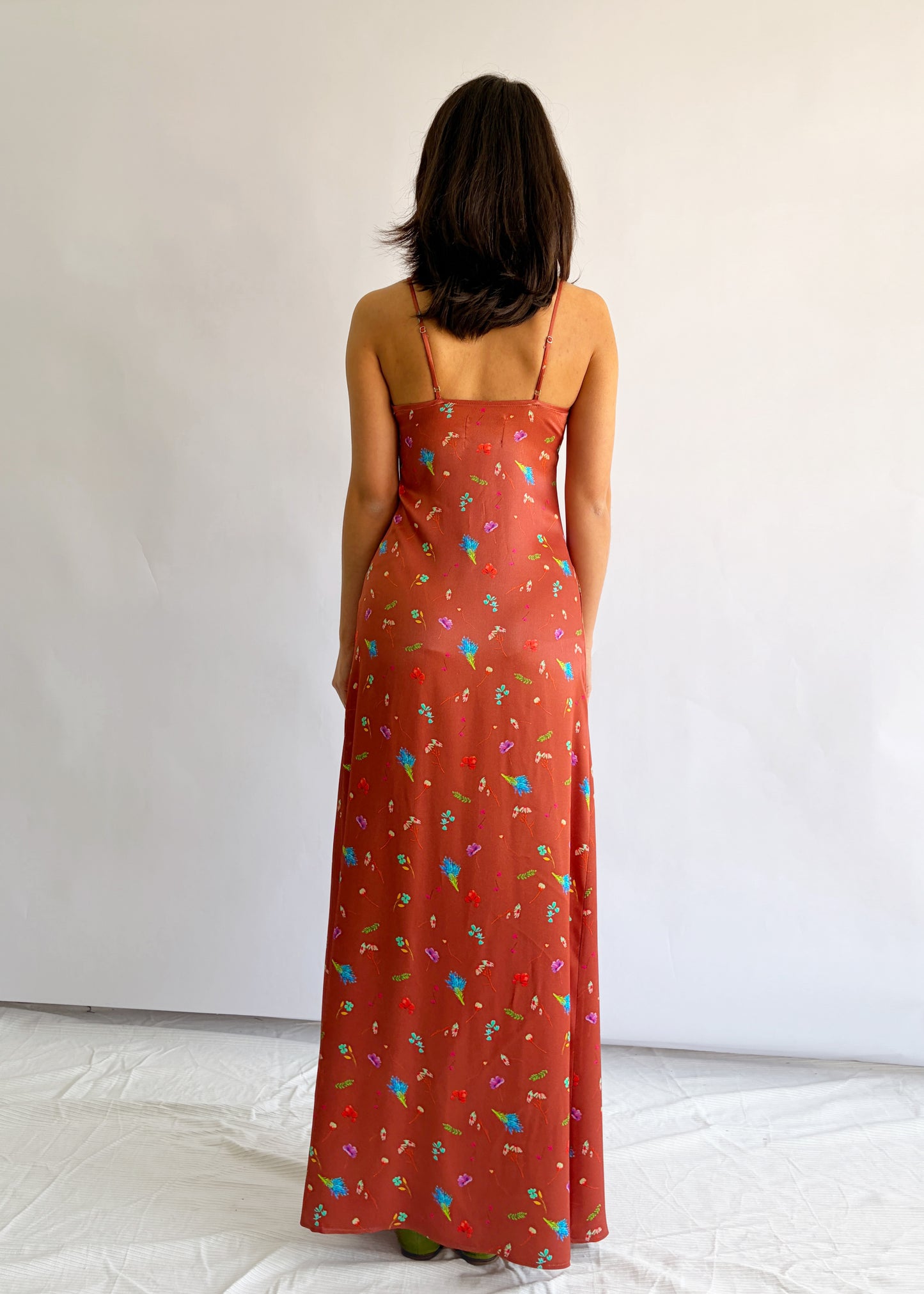 Cordelia Dress - Copper Floral