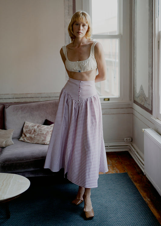 Dani Skirt - Red Check