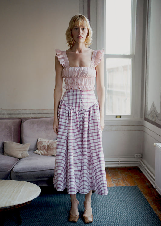 Dani Skirt - Red Check