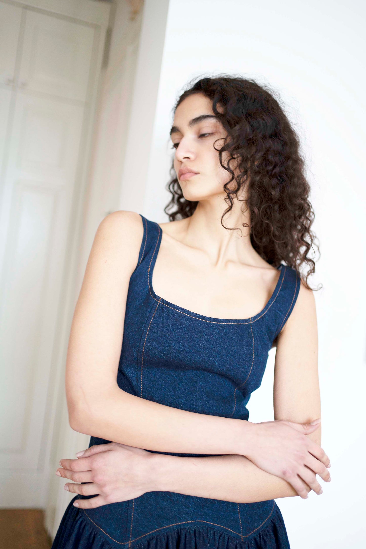 Danielle Dress - Dark Denim
