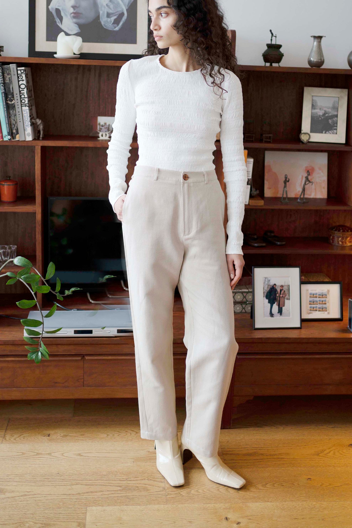 SAMPLE Idil Trousers - Beige