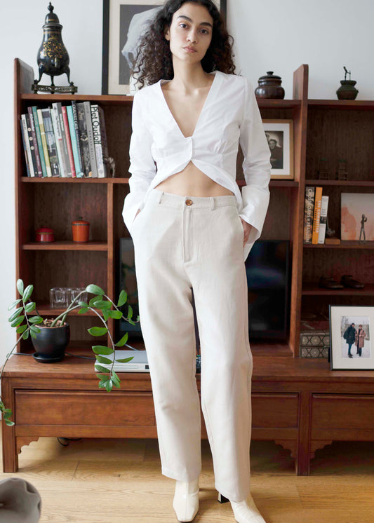SAMPLE Idil Trousers - Beige