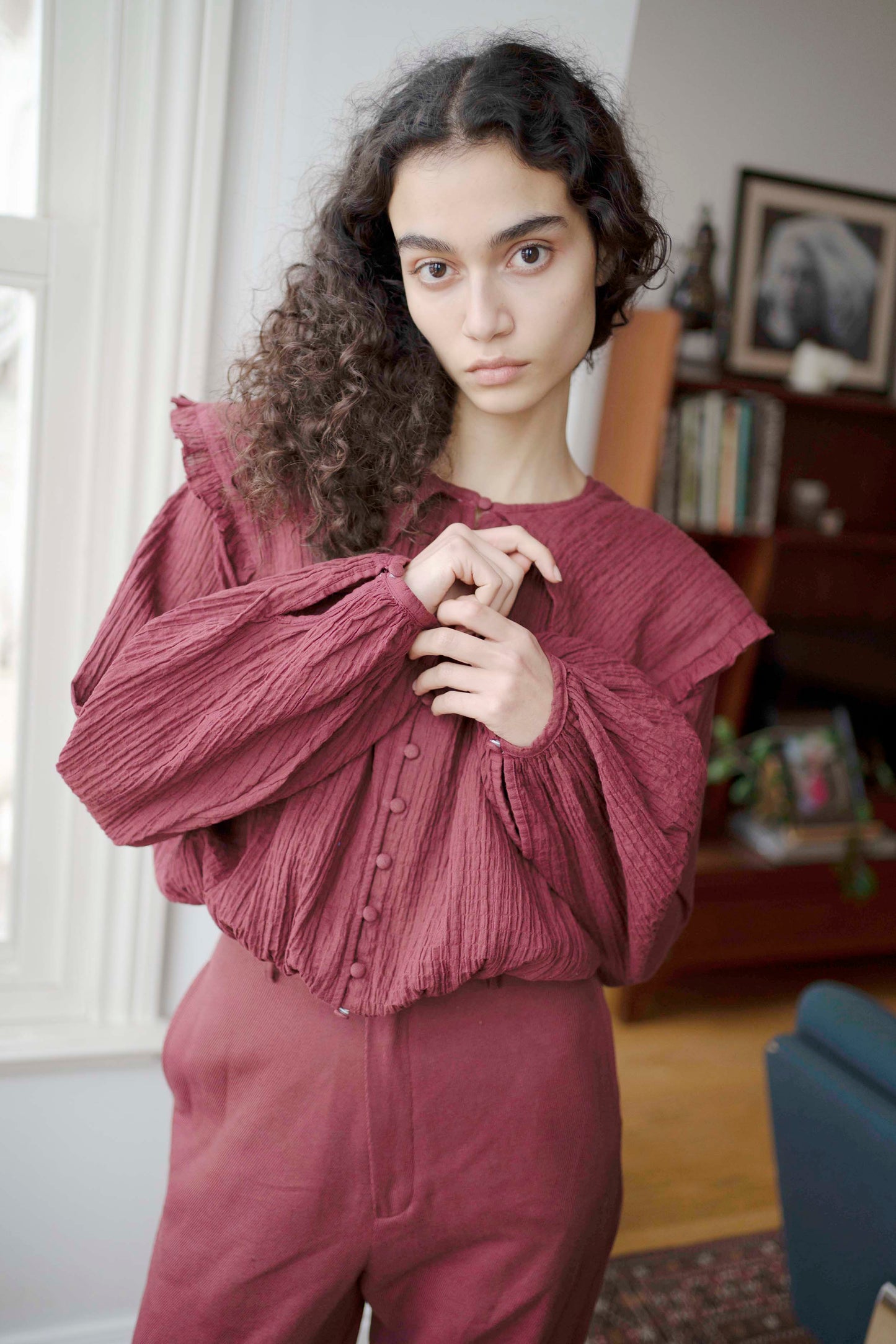 Juliet Top - Burgundy