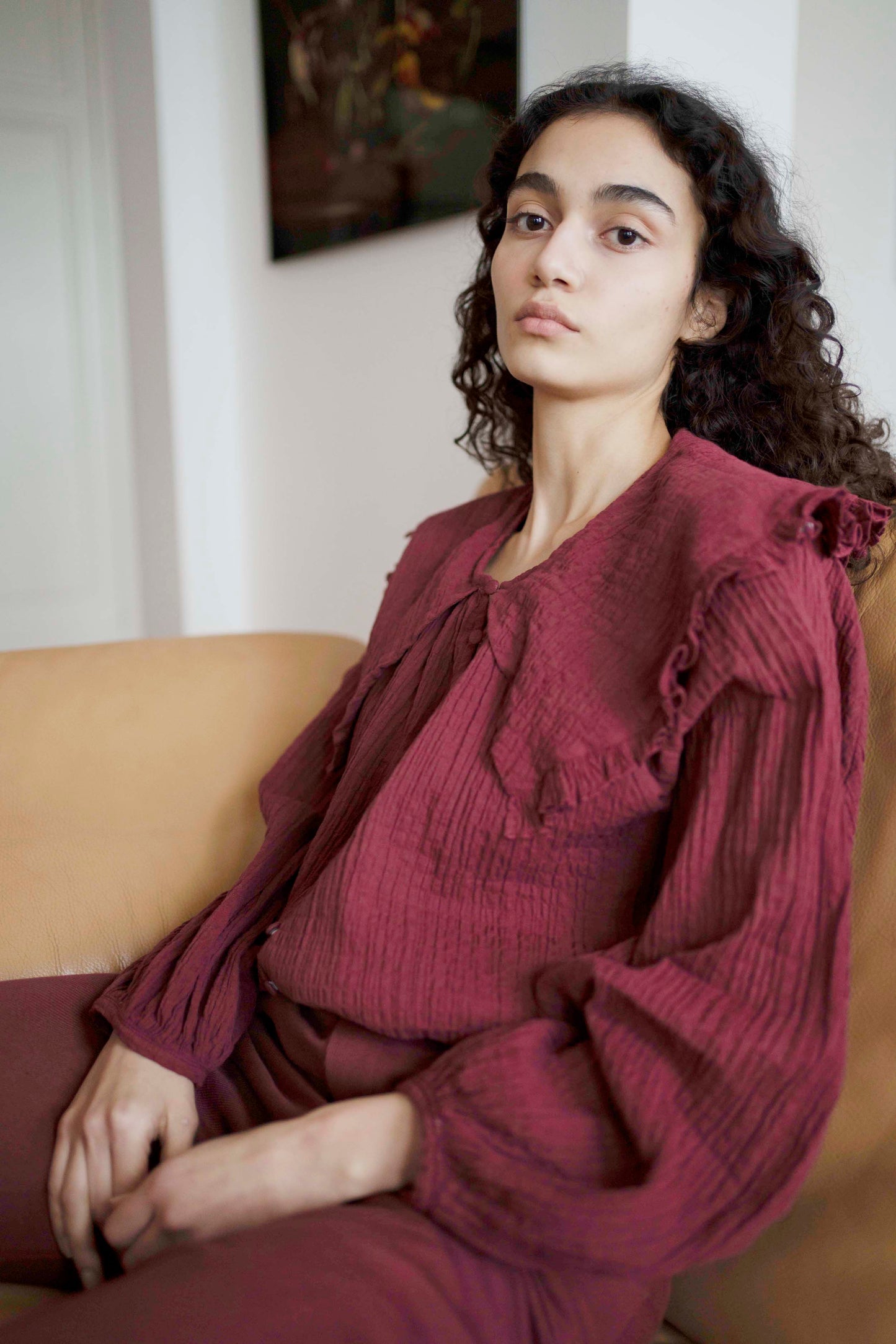 Juliet Top - Burgundy