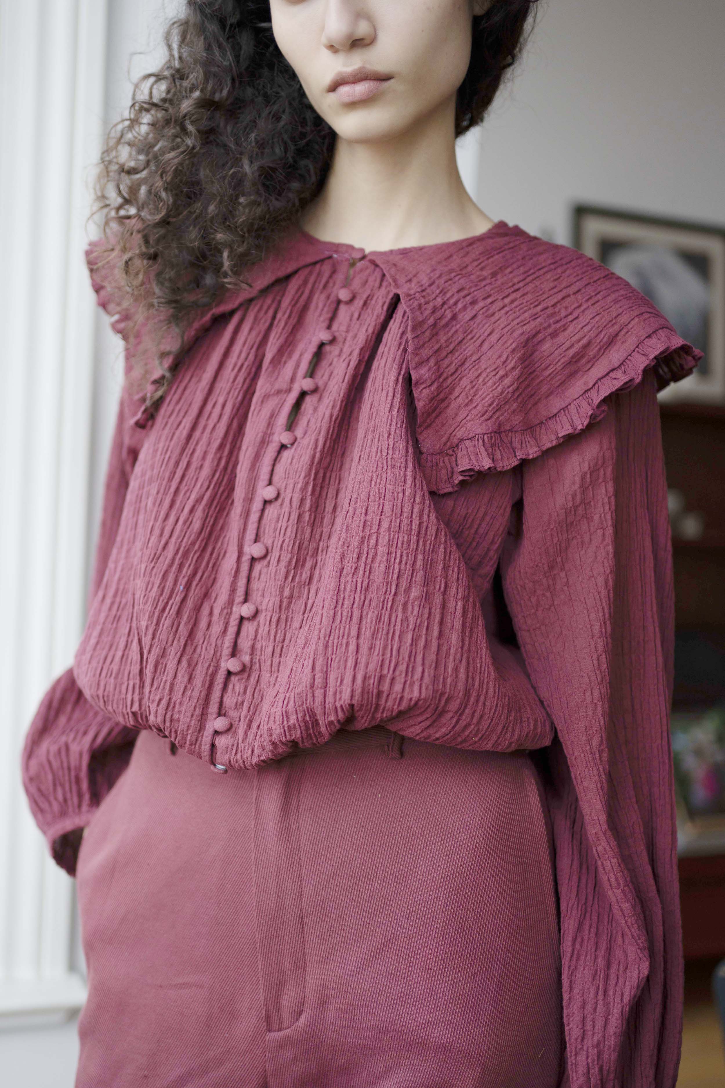 Juliet Top - Burgundy