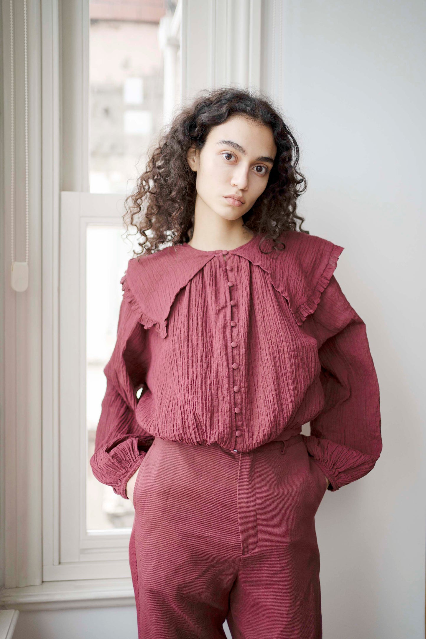 Juliet Top - Burgundy