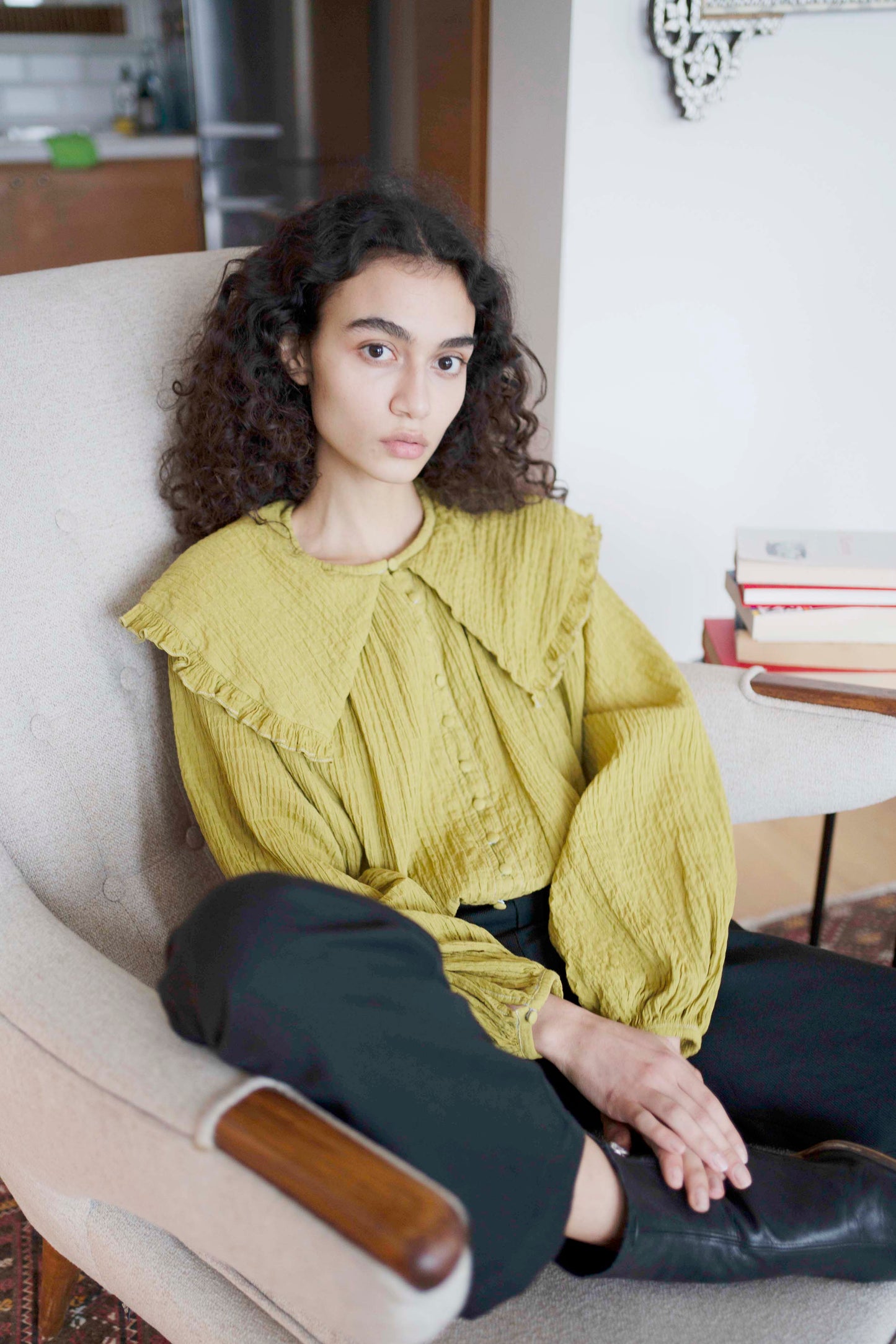 Juliet Top - Olive