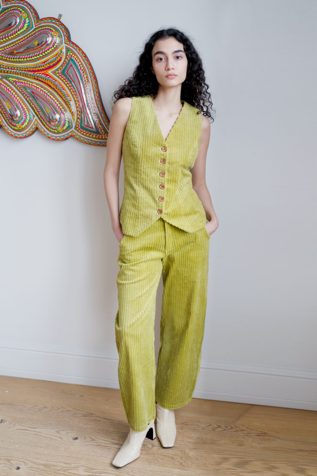 Side Kick Trousers - Olive