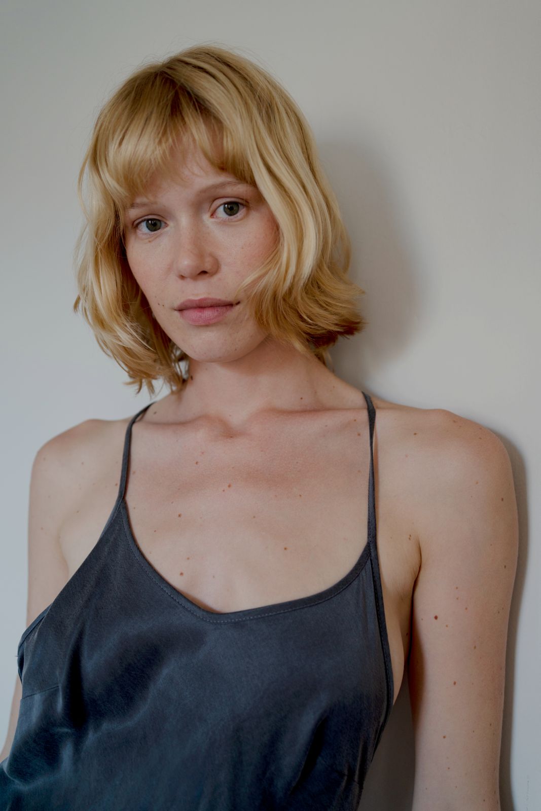 Phoebe Dress - Charcoal Vegan Silk