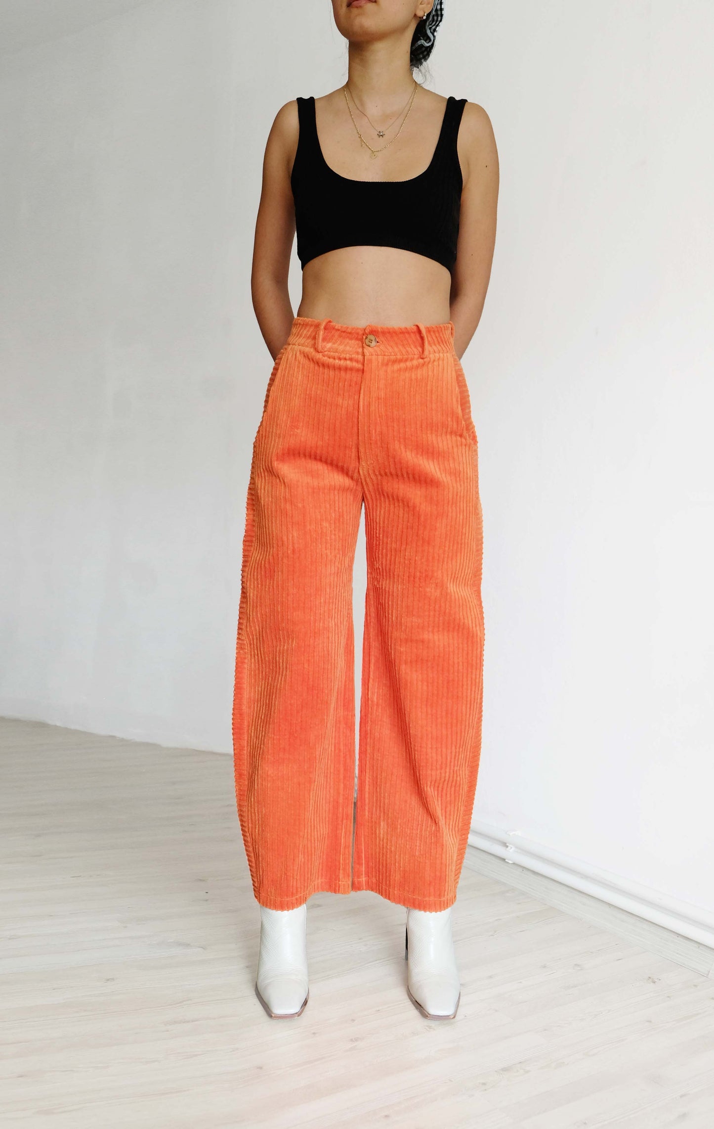 Side Kick Trousers - Burnt Orange