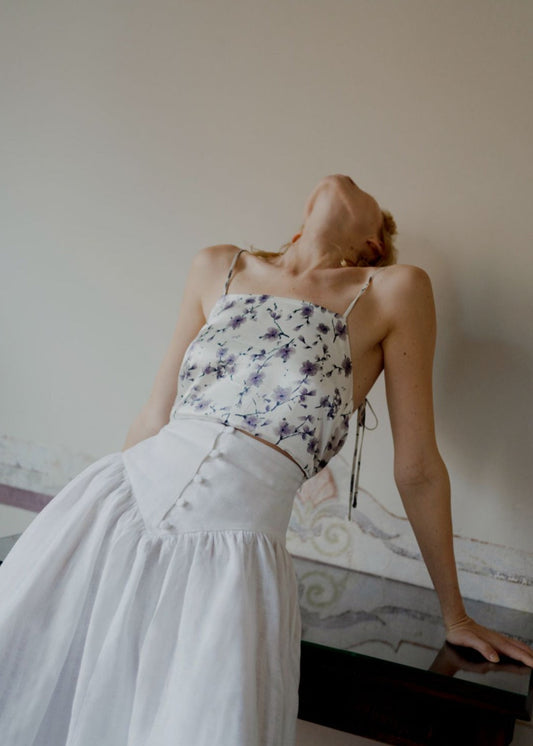 Tabitha Top - Flower Print