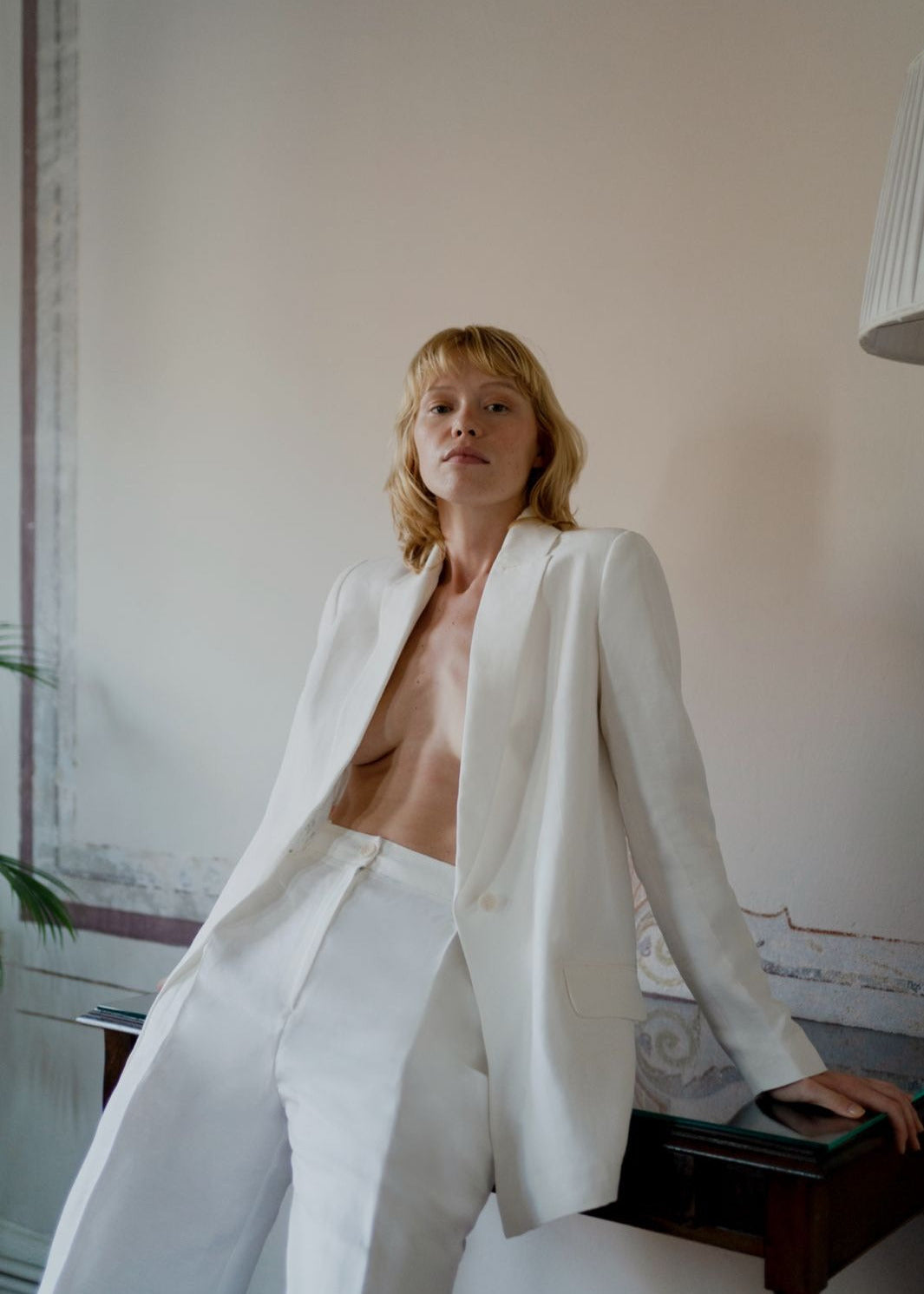 Seven Suit Blazer - White - OhSevenDays