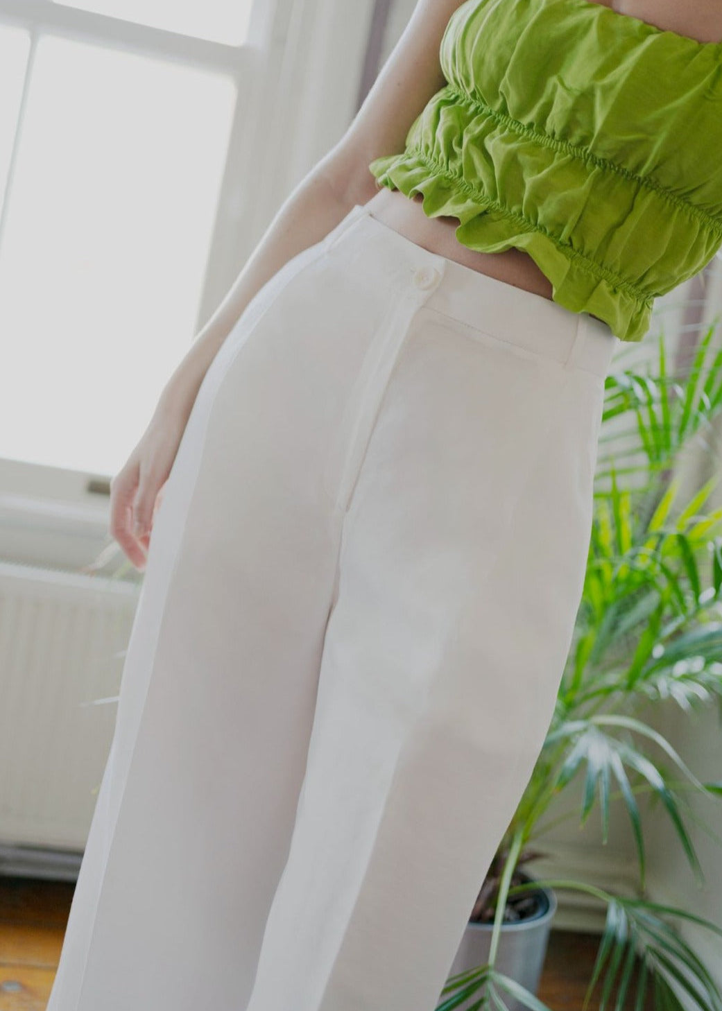 Seven Suit Trousers - White - OhSevenDays