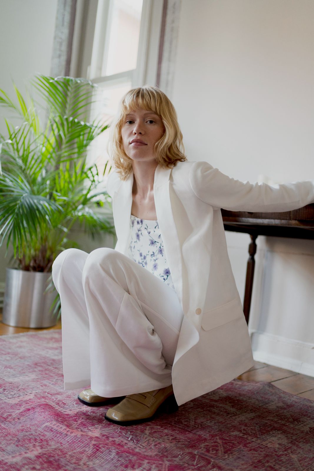 Seven Suit Blazer - White - OhSevenDays