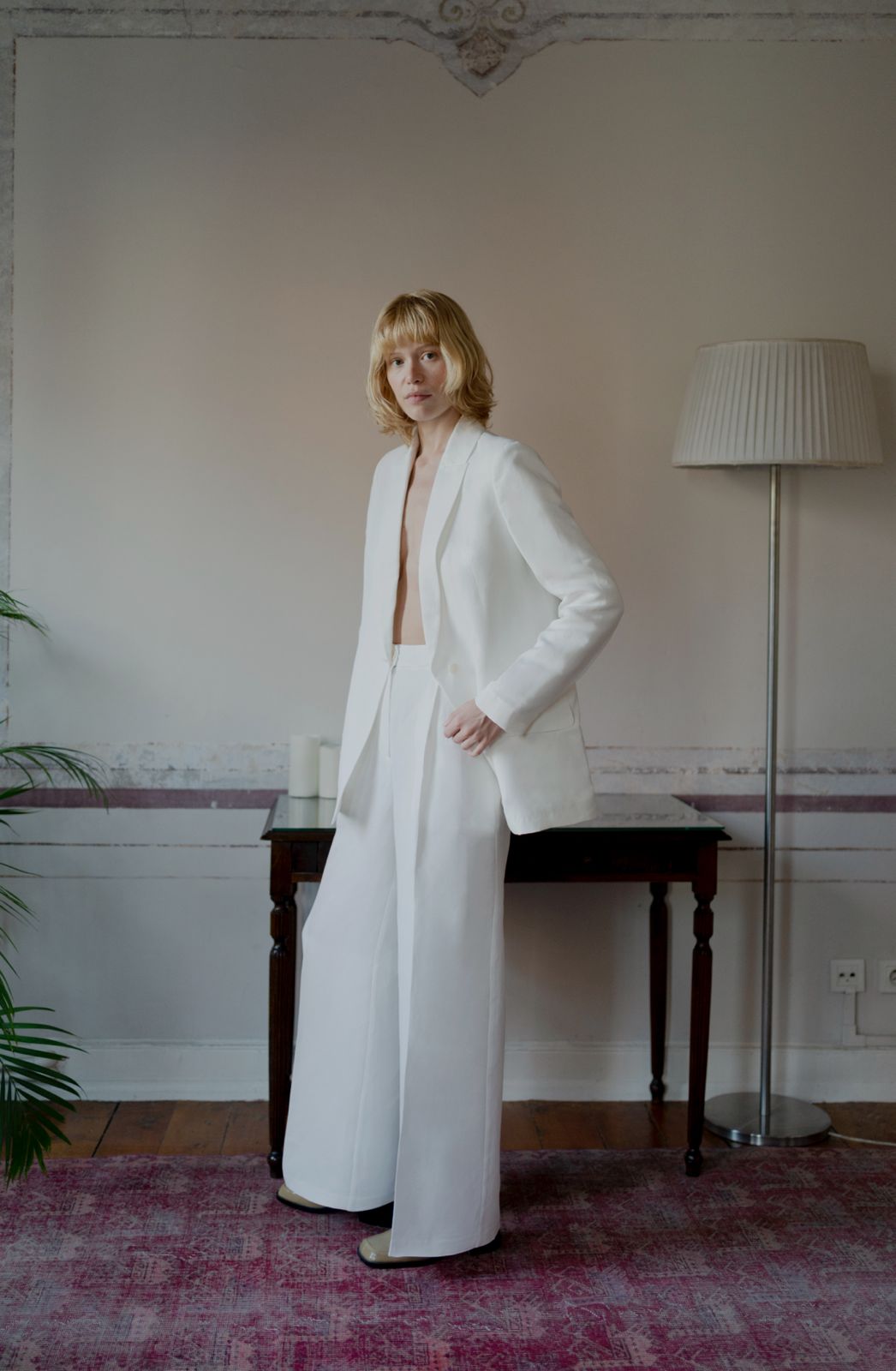 Seven Suit Blazer - White - OhSevenDays