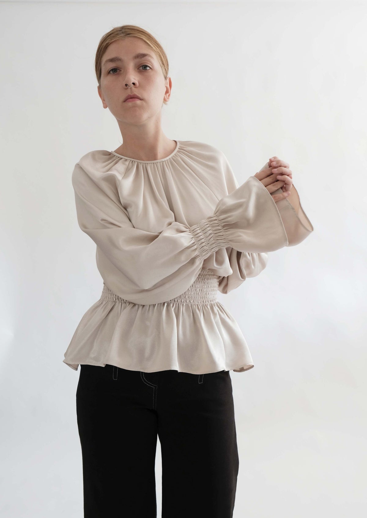 Allie Wrap Blouse