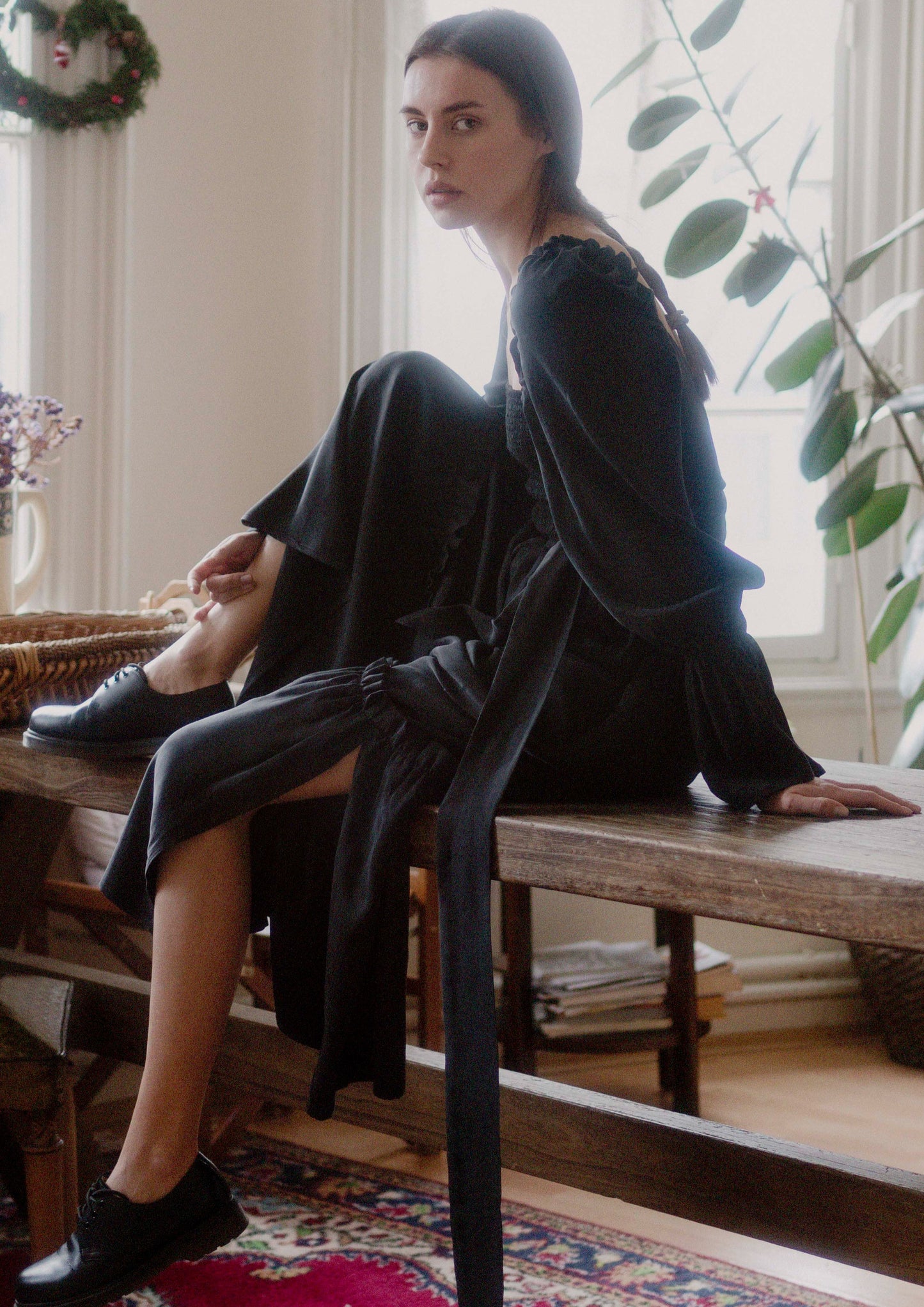 Bailey Reversible Dress - Black