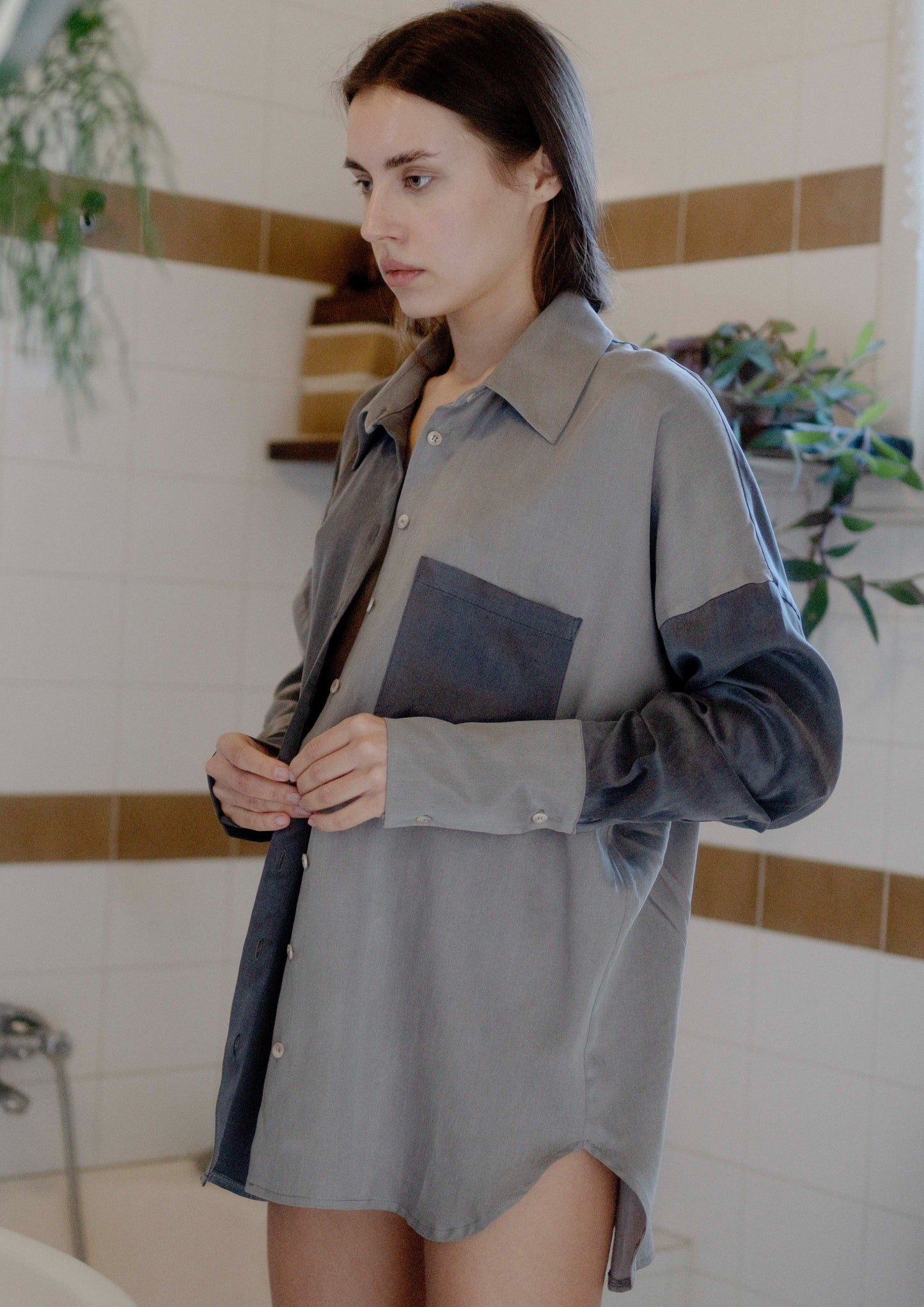 Samantha Shirt Patchwork Misfit