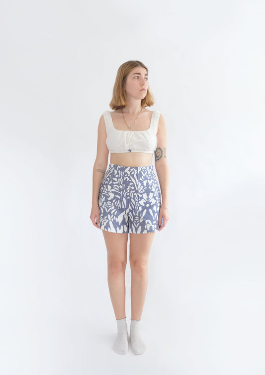 Poche Shorts (Rosa Print)