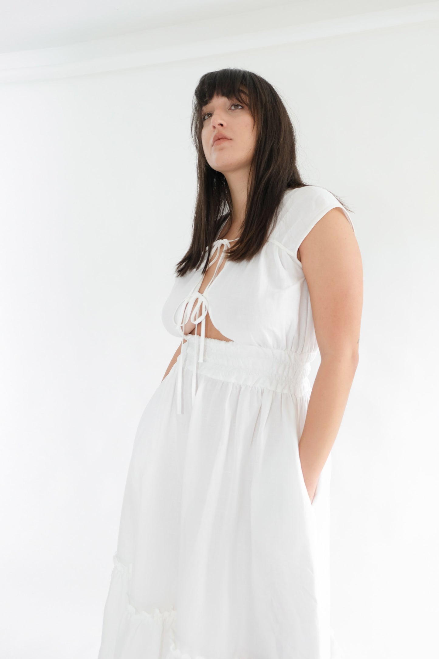Winona Dress ( White )