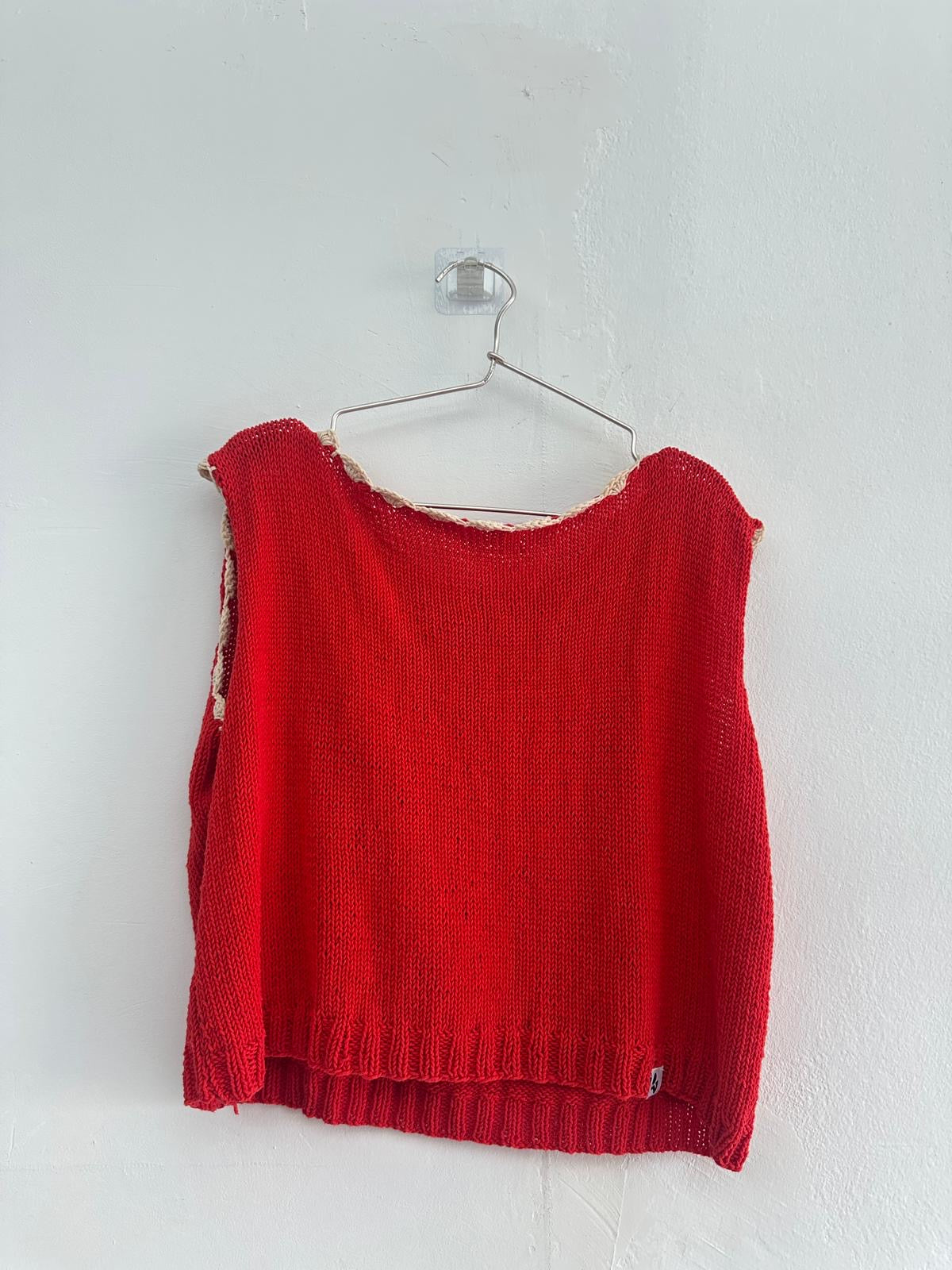 SAMPLE Joyce vest knit - one size