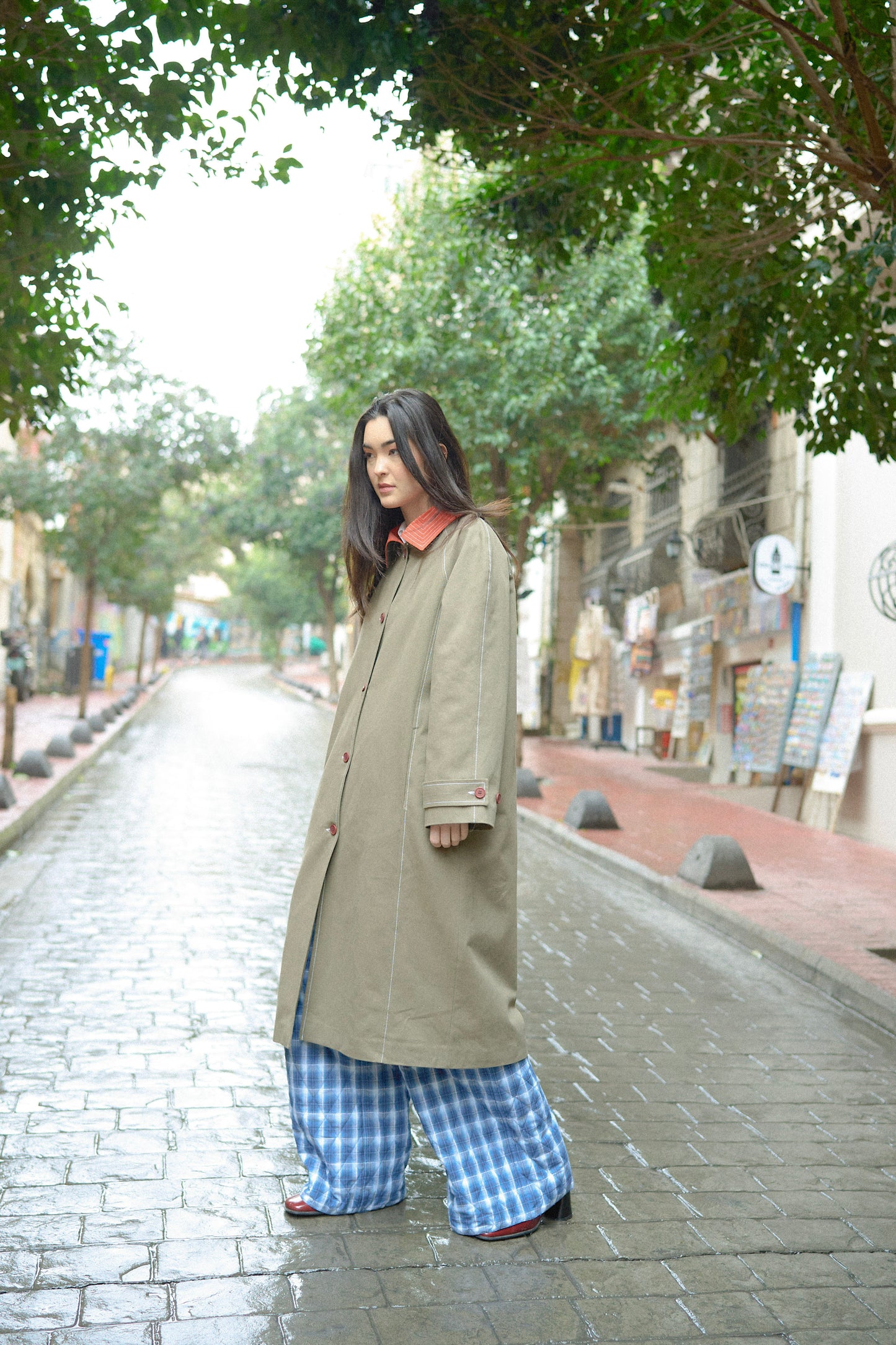 Zoe Coat - Olive