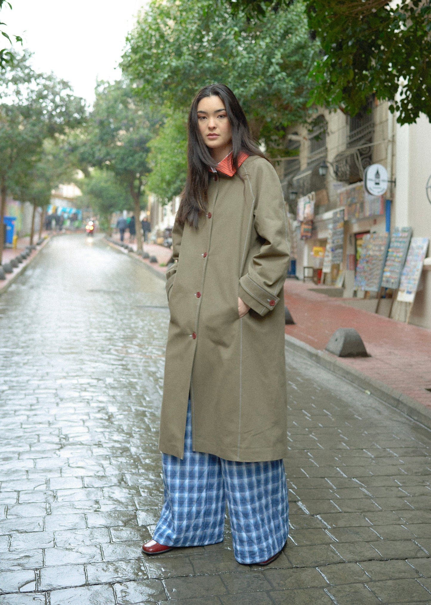 Zoe Coat - Olive