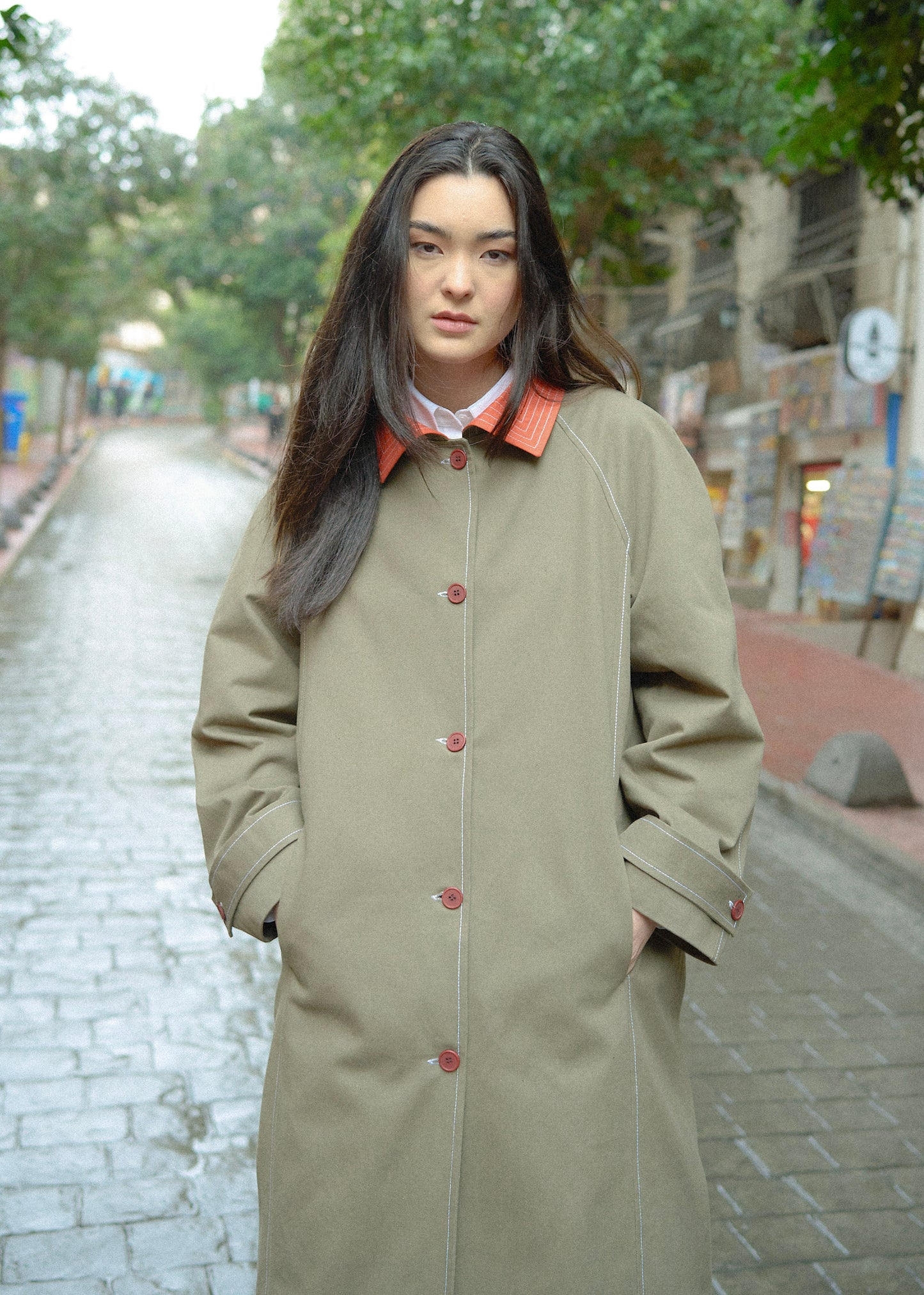 Zoe Coat - Olive