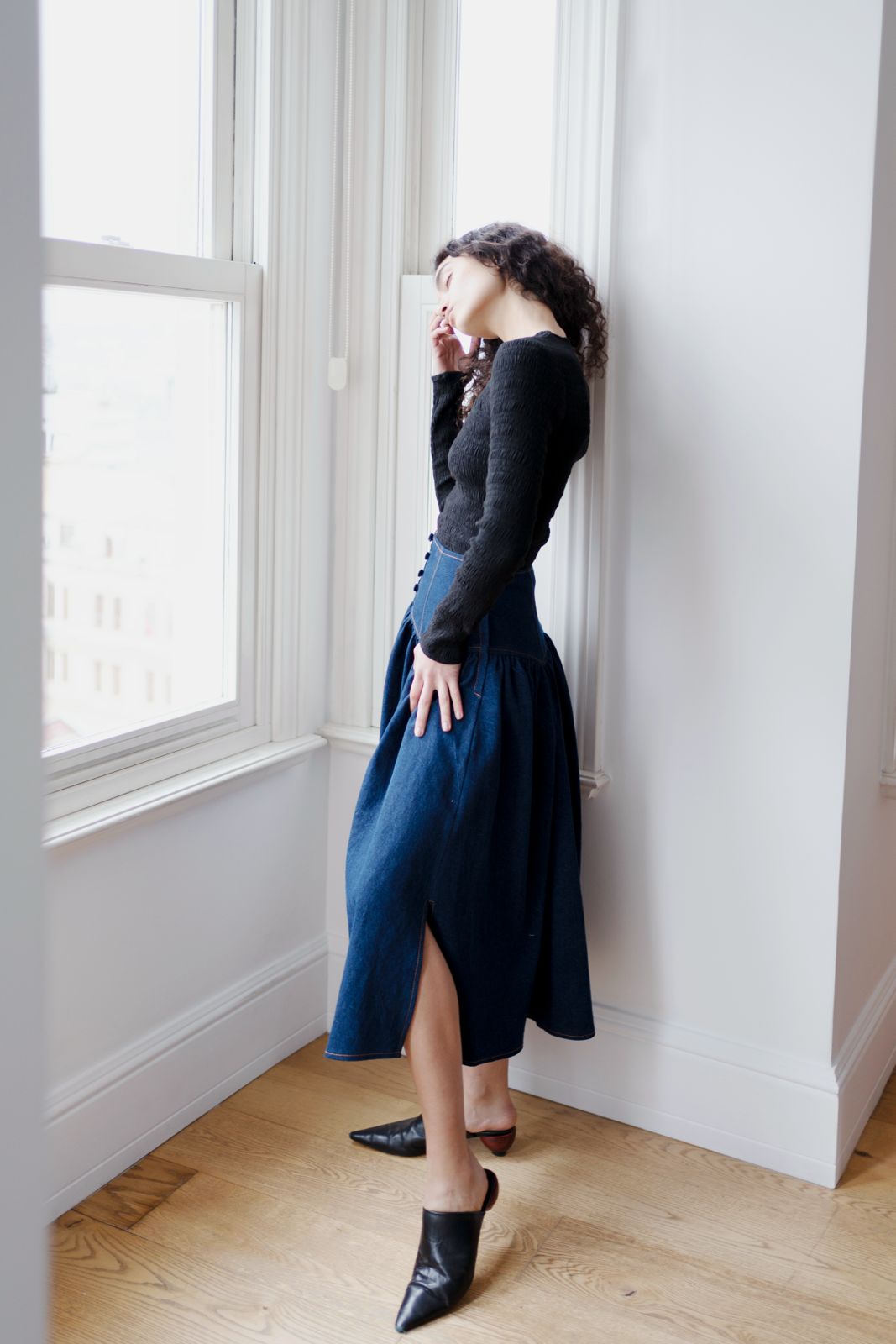 Danielle Skirt - Dark Denim