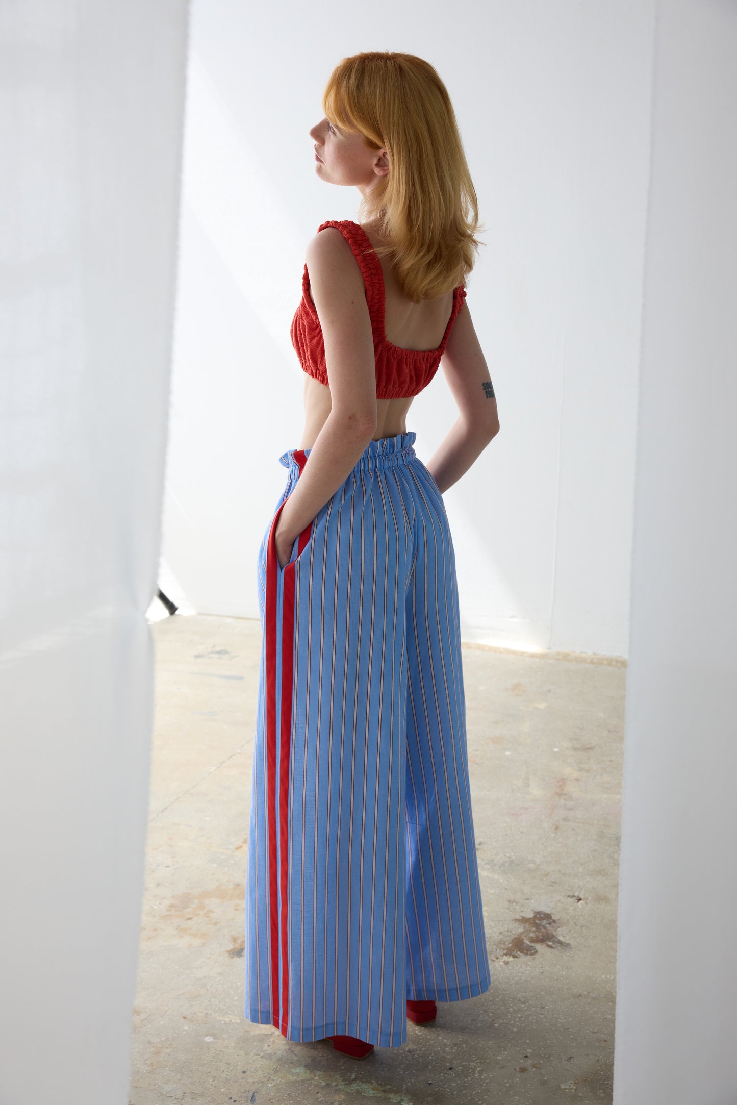 Heather Trousers - Blue