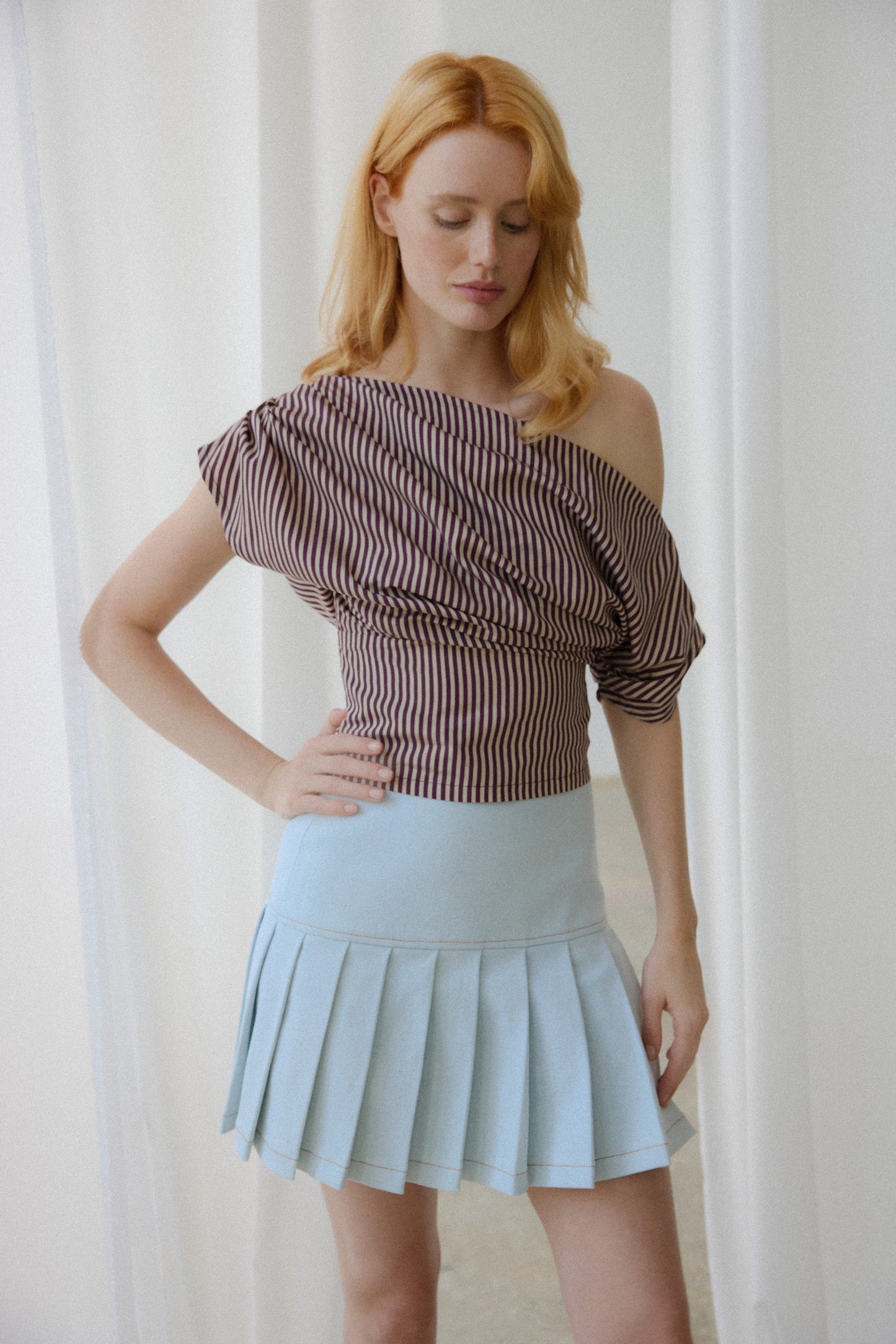 Abby Skirt - Blue - OhSevenDays