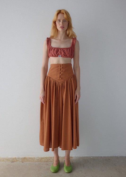 Dani Skirt - Copper - OhSevenDays