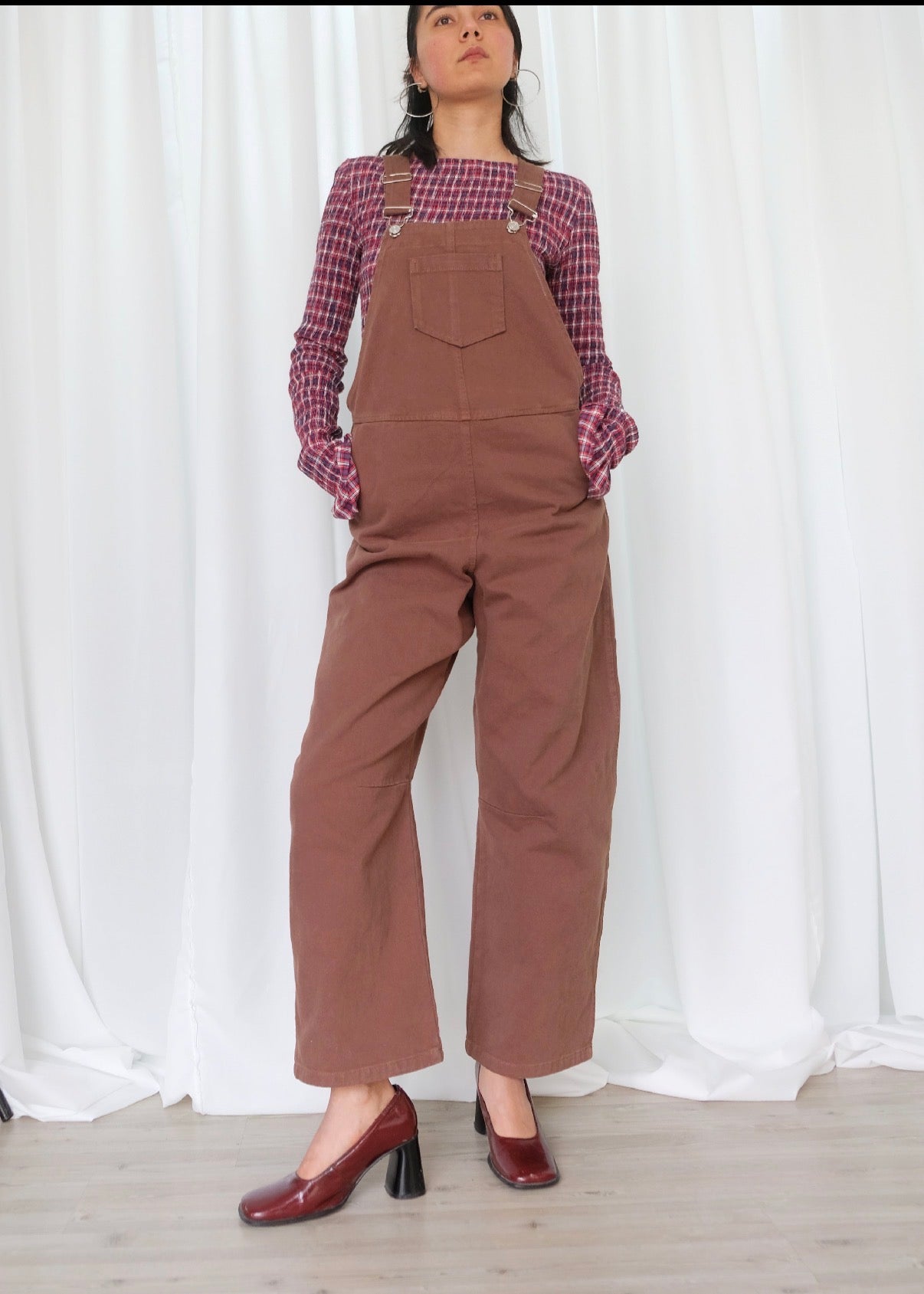 SAMPLE Francesca Overall - brown