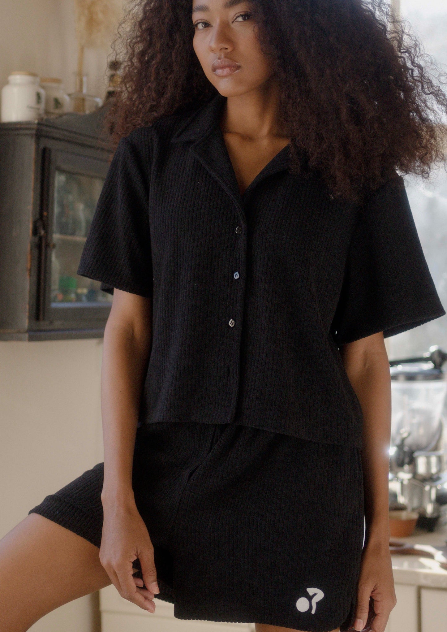 SAMPLE Havlu Shorts (Black)