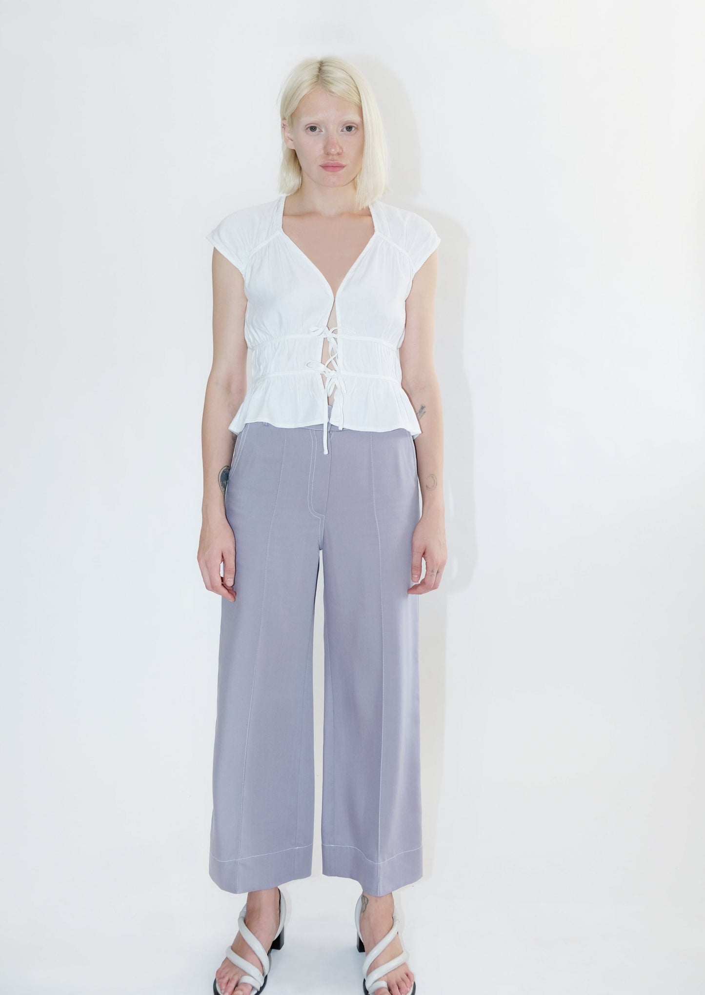 SAMPLE High Kick Trousers - Lilac