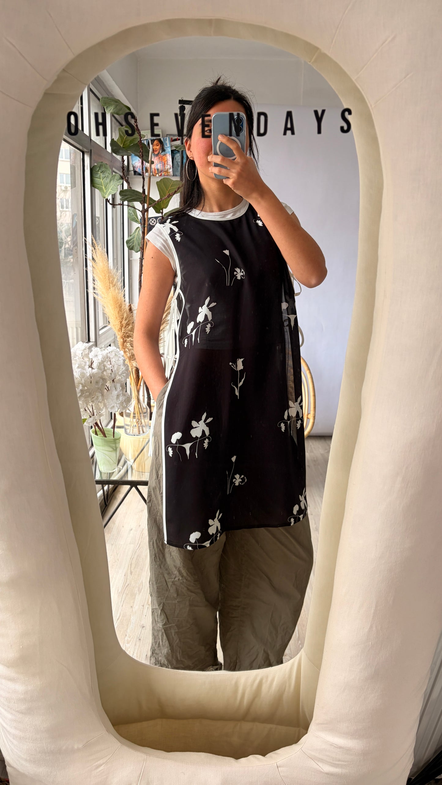 Maya Tunic Mini Dress - Pink