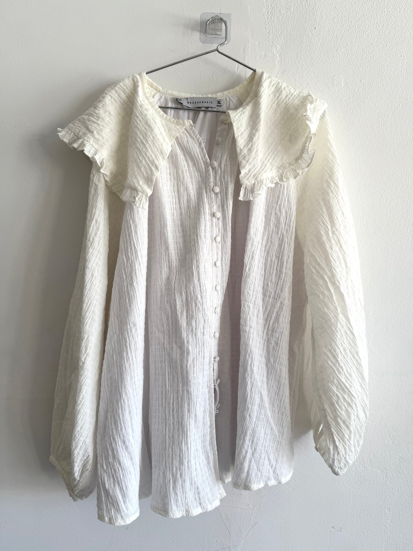 SAMPLE Juliet Tunic Top White - Faulty