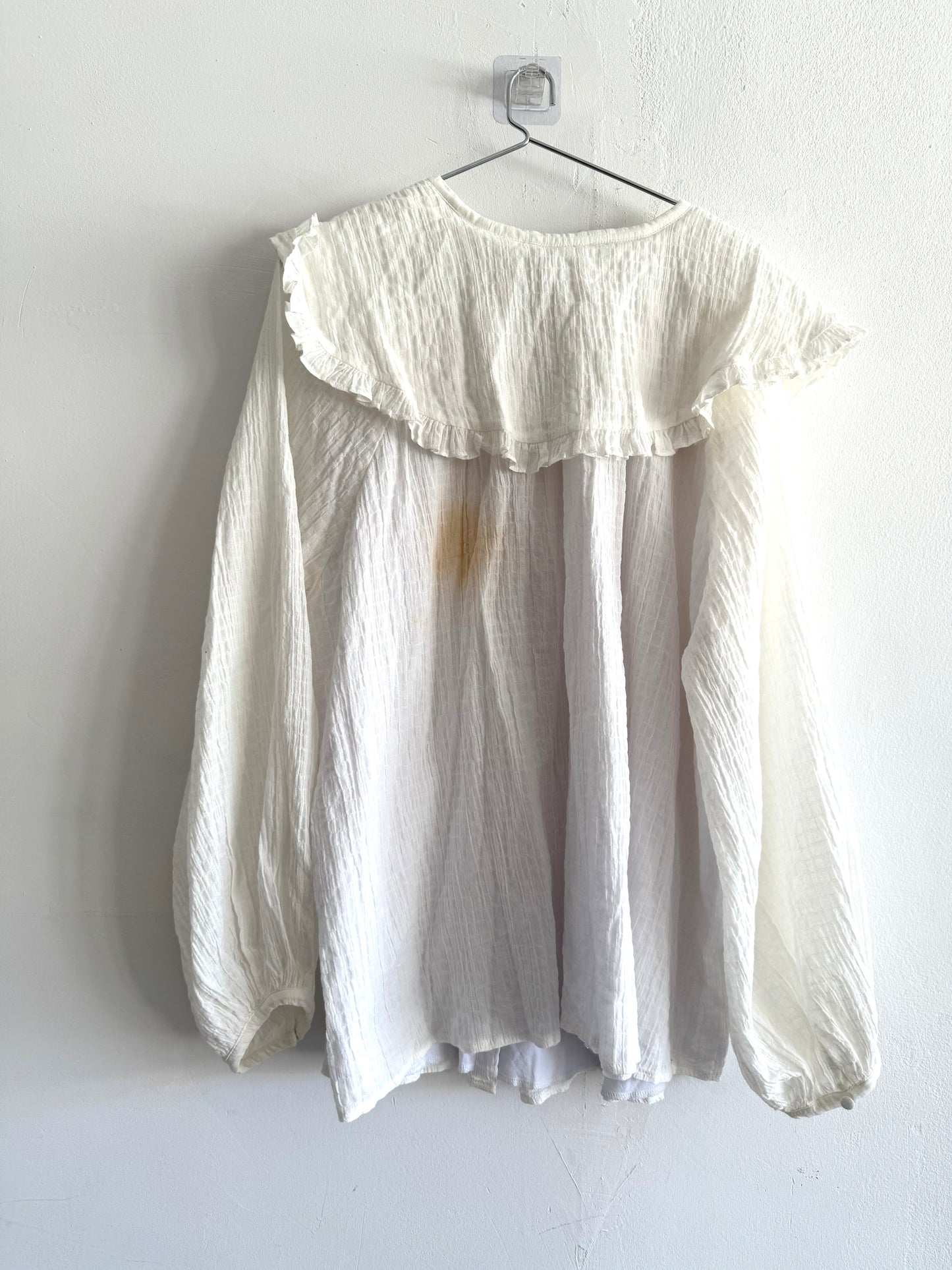 SAMPLE Juliet Tunic Top White - Faulty