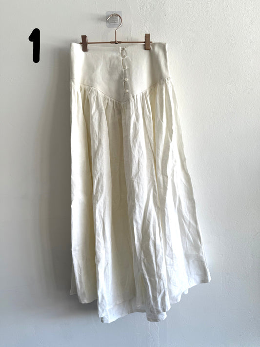 SAMPLE Dani Skirt White - Faulty