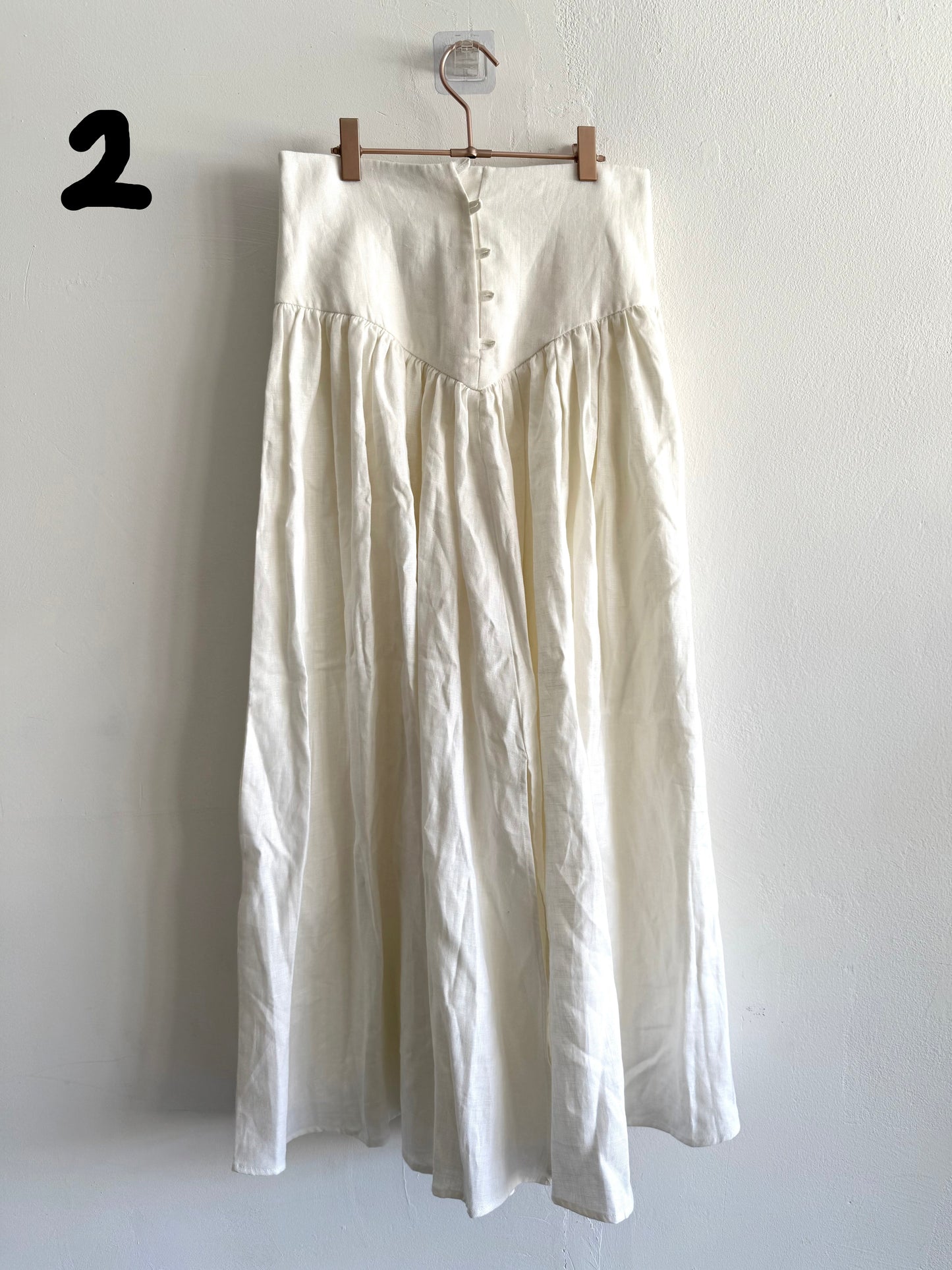 SAMPLE Dani Skirt White - Faulty