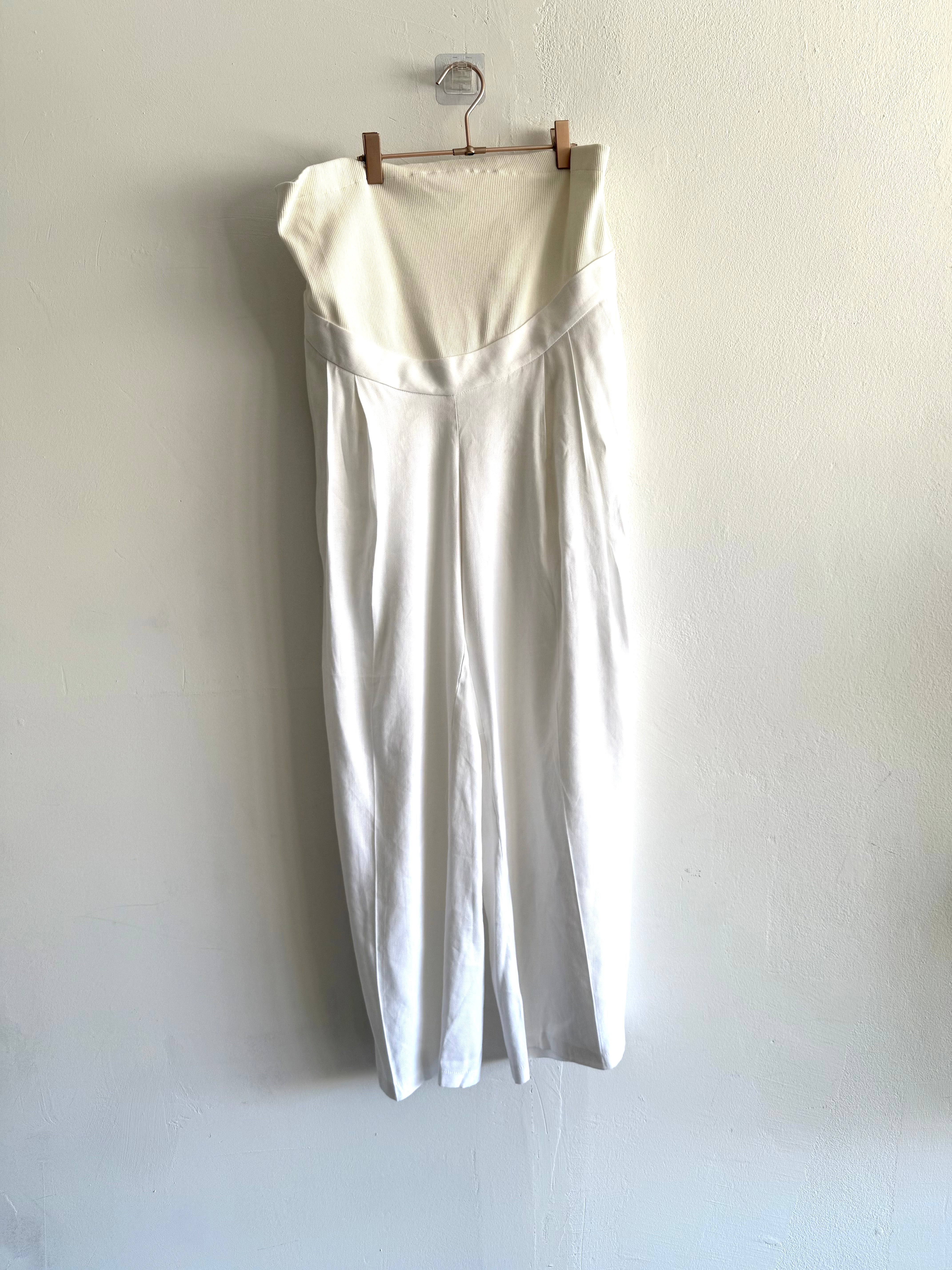 SAMPLE Maternity trousers white