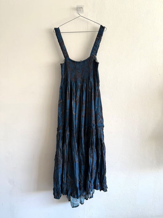 SAMPLE Dress Maternity Blue/black printed