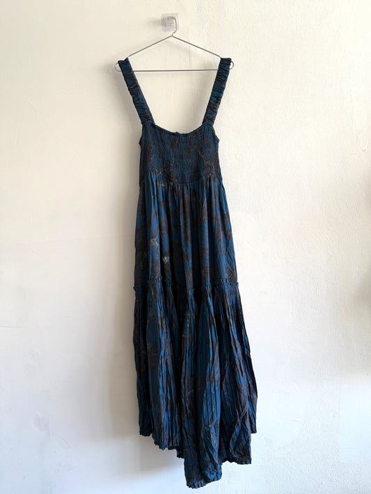 SAMPLE Dress Maternity Blue/black printed