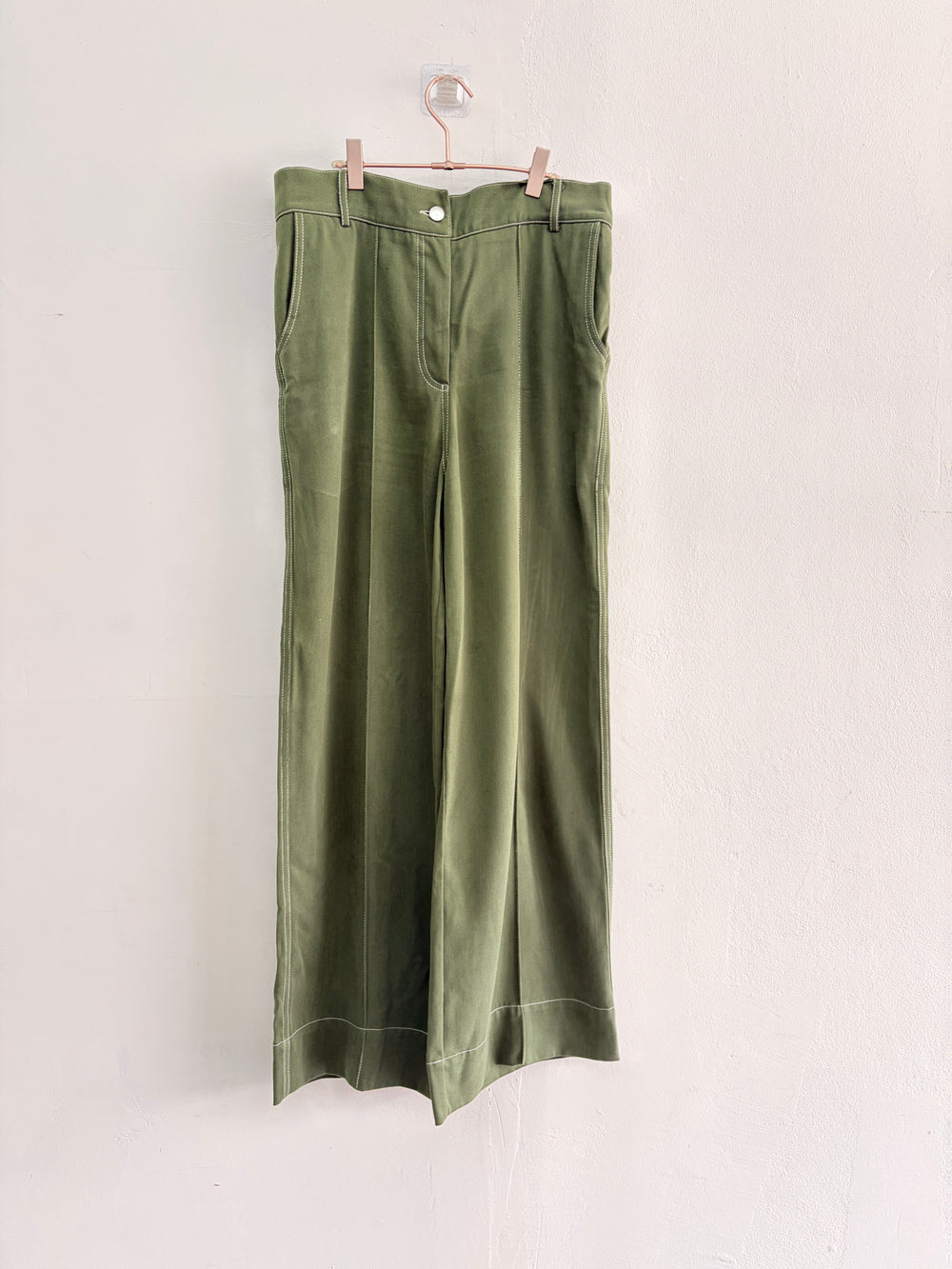 SAMPLE High Kick trousers GREEN LARGE