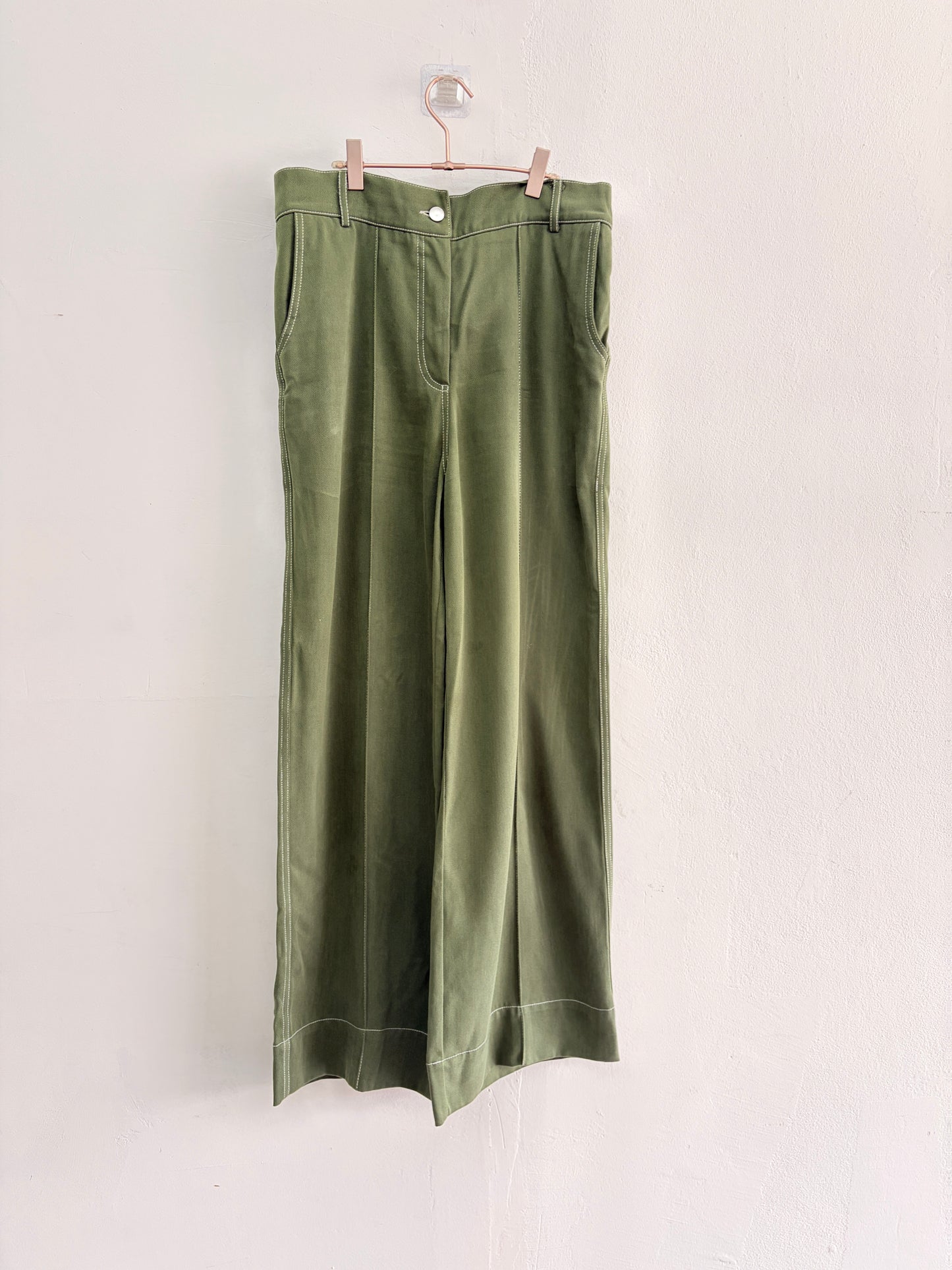 SAMPLE High Kick trousers GREEN LARGE