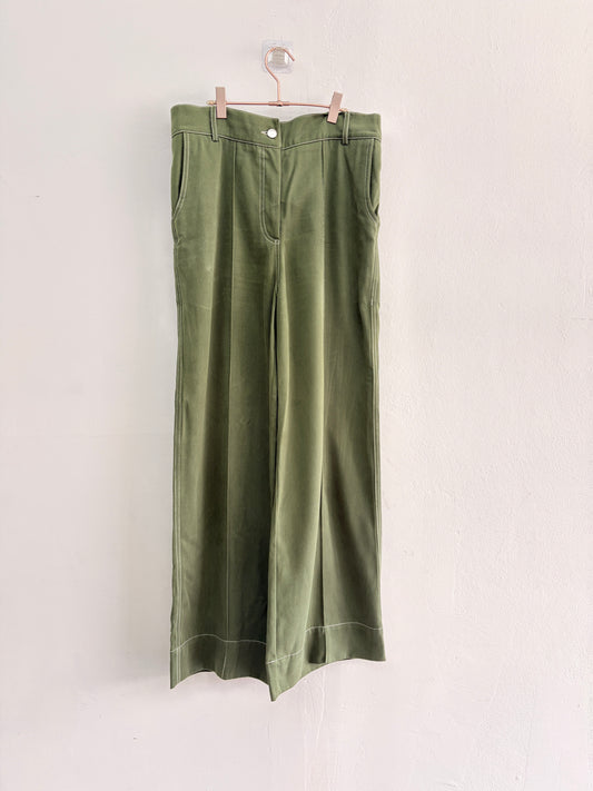 SAMPLE High Kick trousers GREEN LARGE