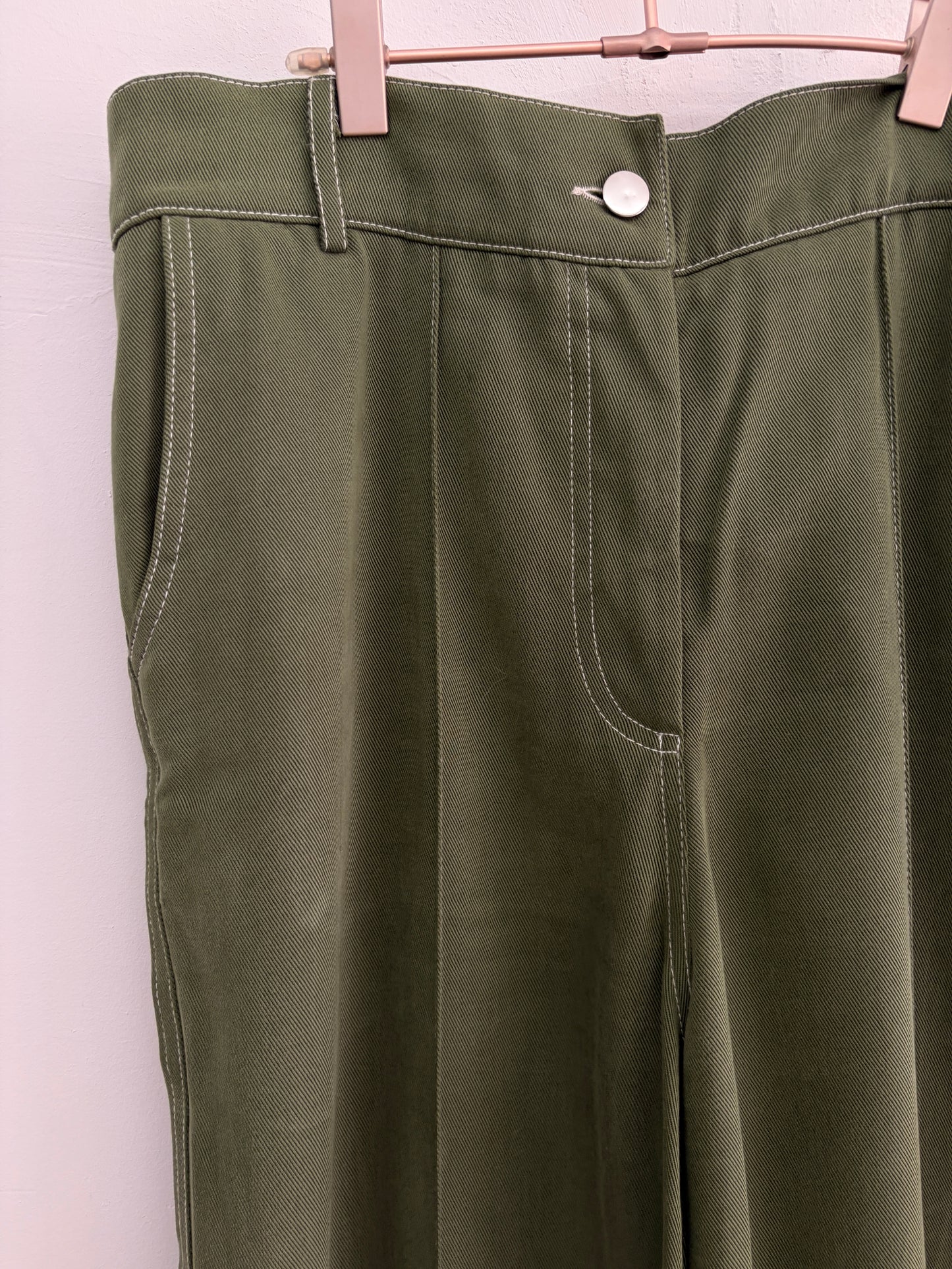 SAMPLE High Kick trousers GREEN LARGE