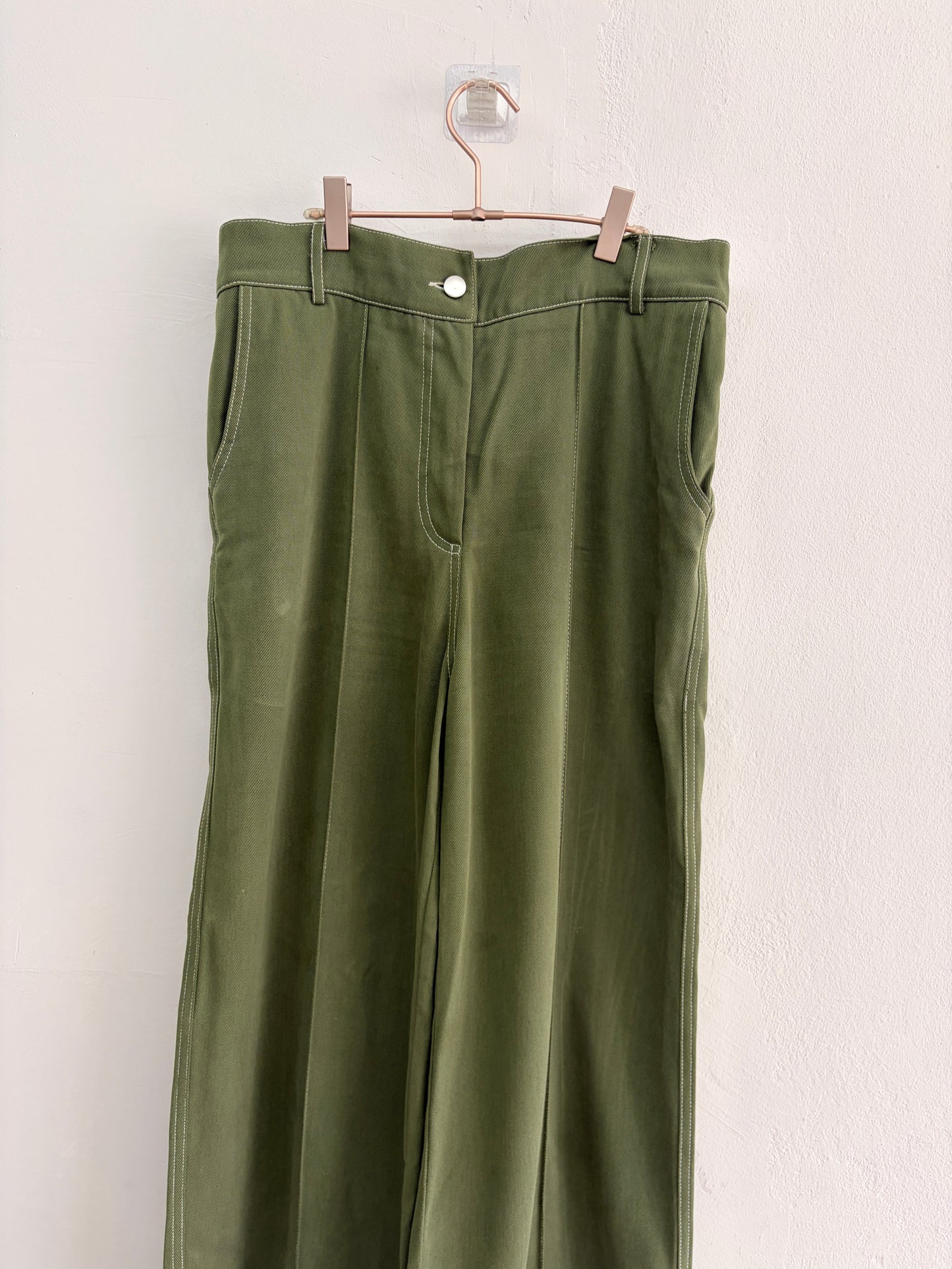 SAMPLE High Kick trousers GREEN LARGE
